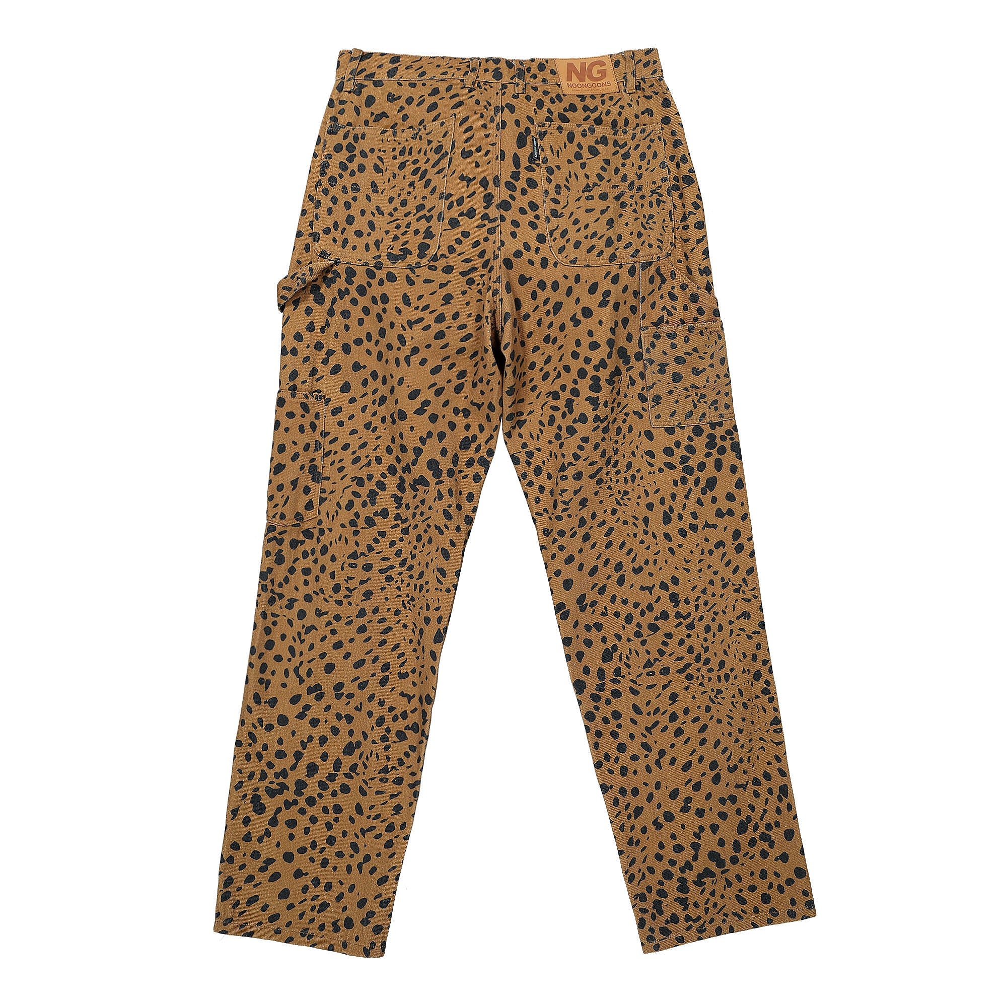 Noon Goons Go Leopard Denim Pant Bown Leopard Casual Pants Material | Overkill