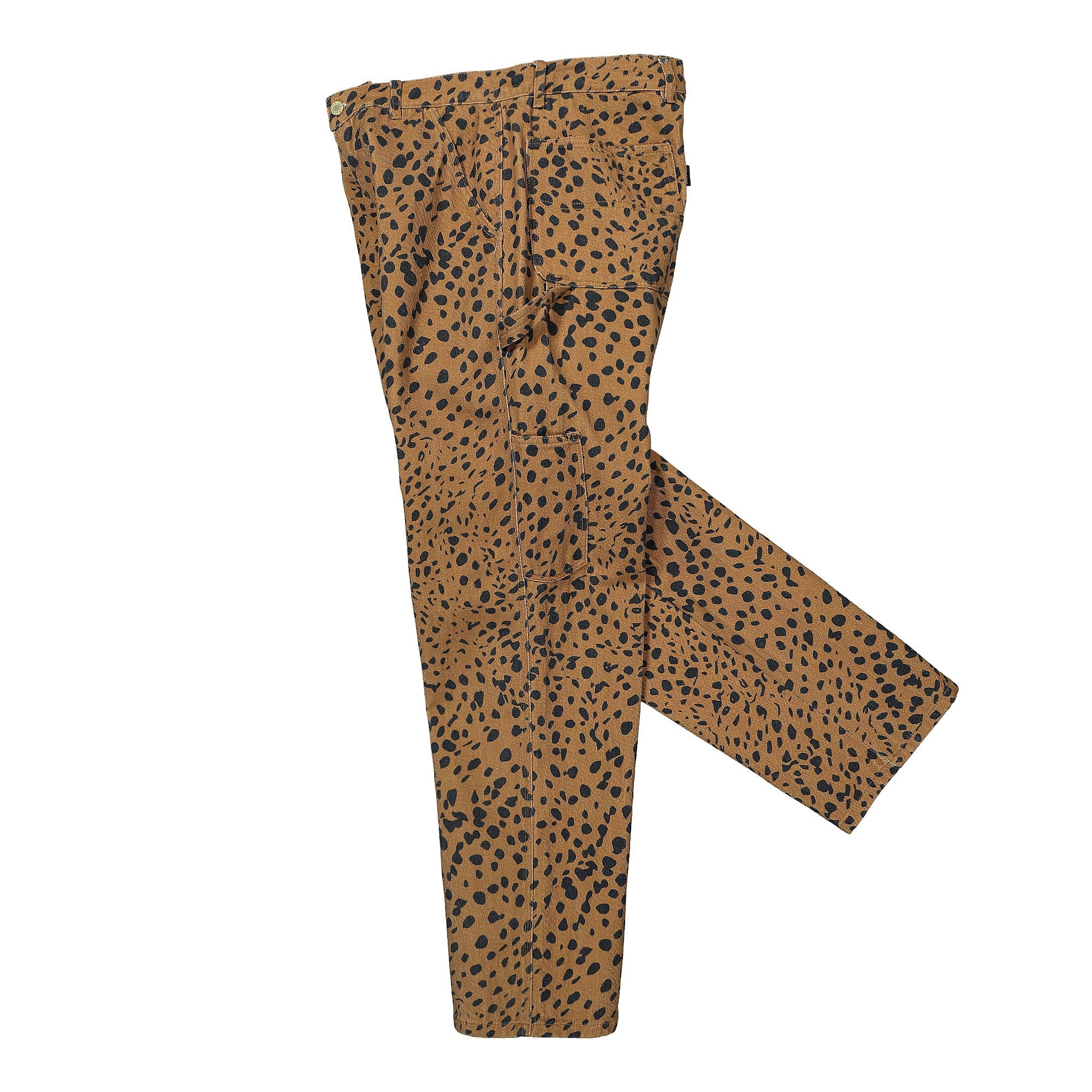 Noon Goons Go Leopard Denim Pant Bown Leopard Casual Pants Close-up | Overkill