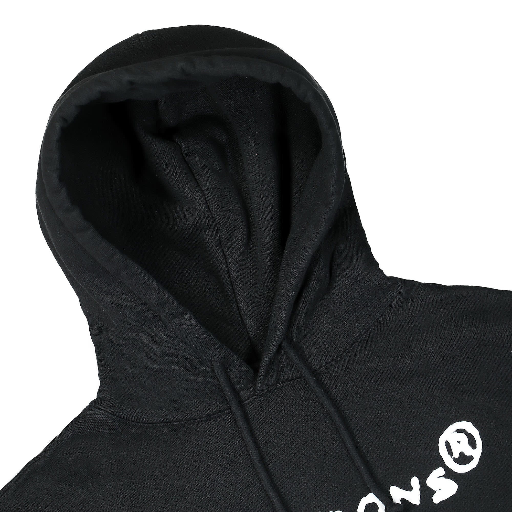Noon Goons Registered Hoodie Black Hoodies Close-up | Overkill