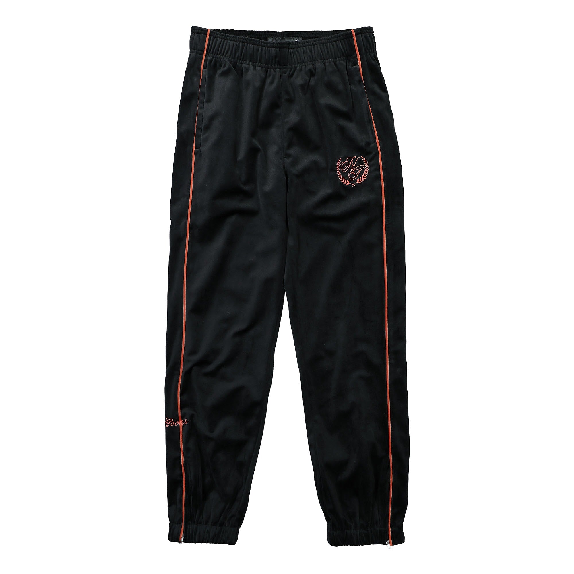 Noon Goons Vice Velour Trackpant Black Sweat & Track Pants NGSS22043 | Overkill