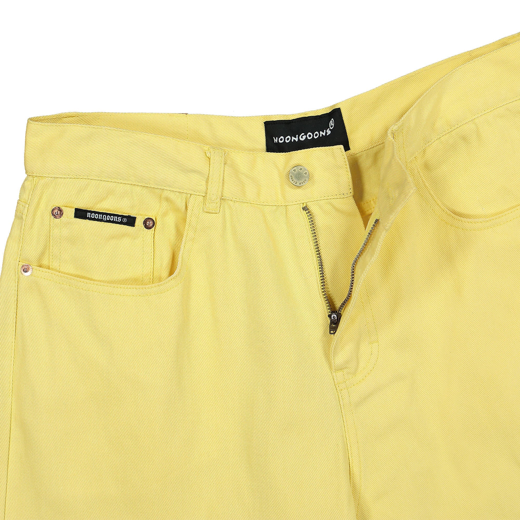 Noon Goons Glasser Denim Pant Yellow Casual Pants Detailfoto | Overkill