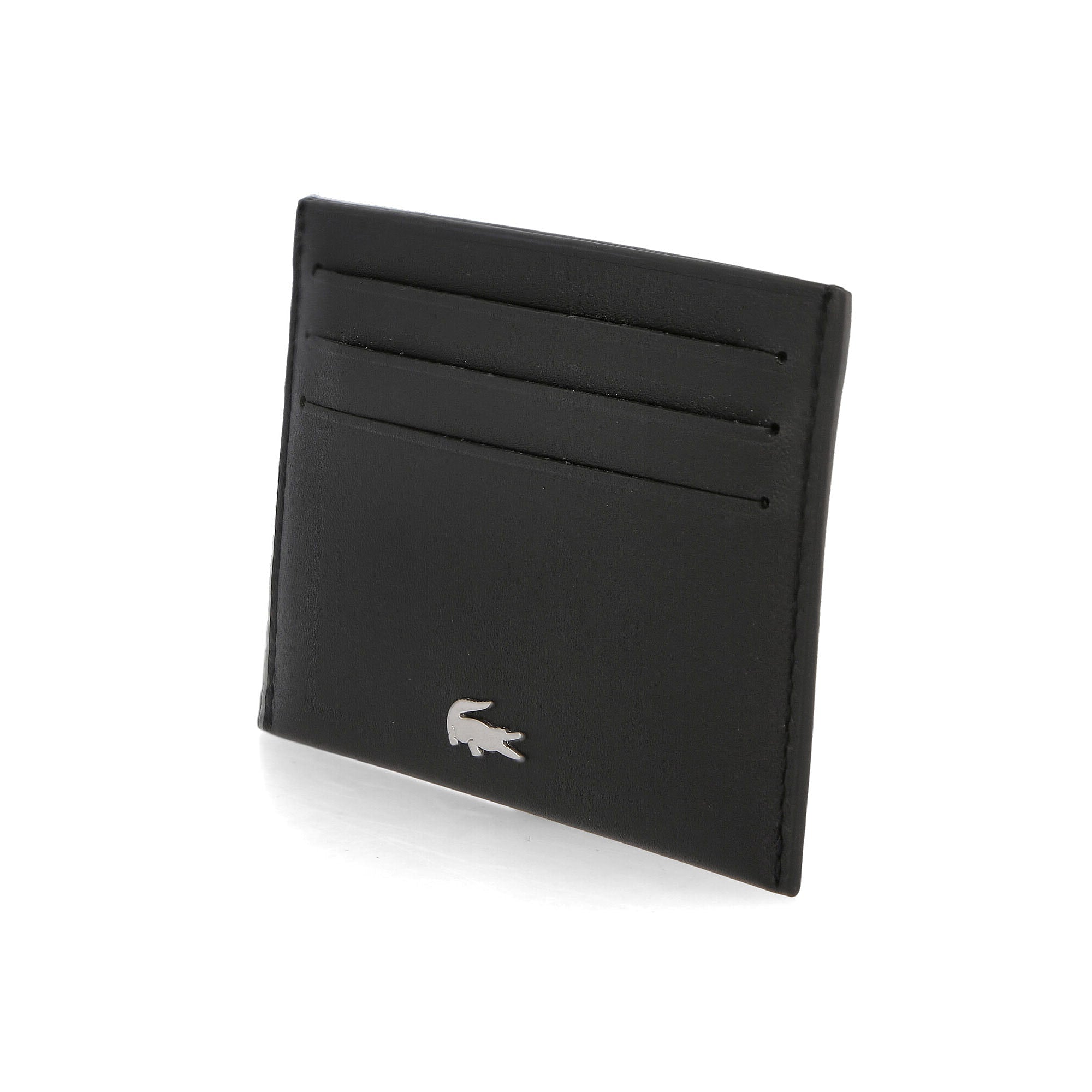 Lacoste Credit Card Holder Black Wallets & Cases NH1346FG-000 | Overkill