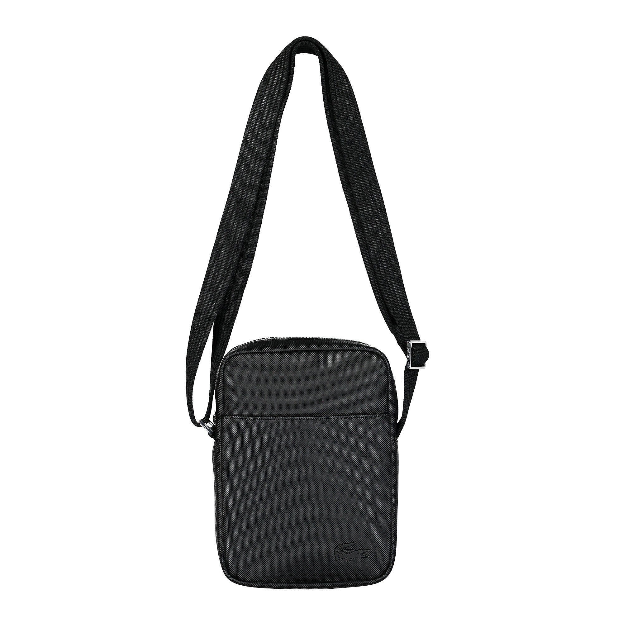 Lacoste Slim Vertical Camera Bag Black Shoulder & Cross Body Bags NH2340HC-00 NOIR | Overkill