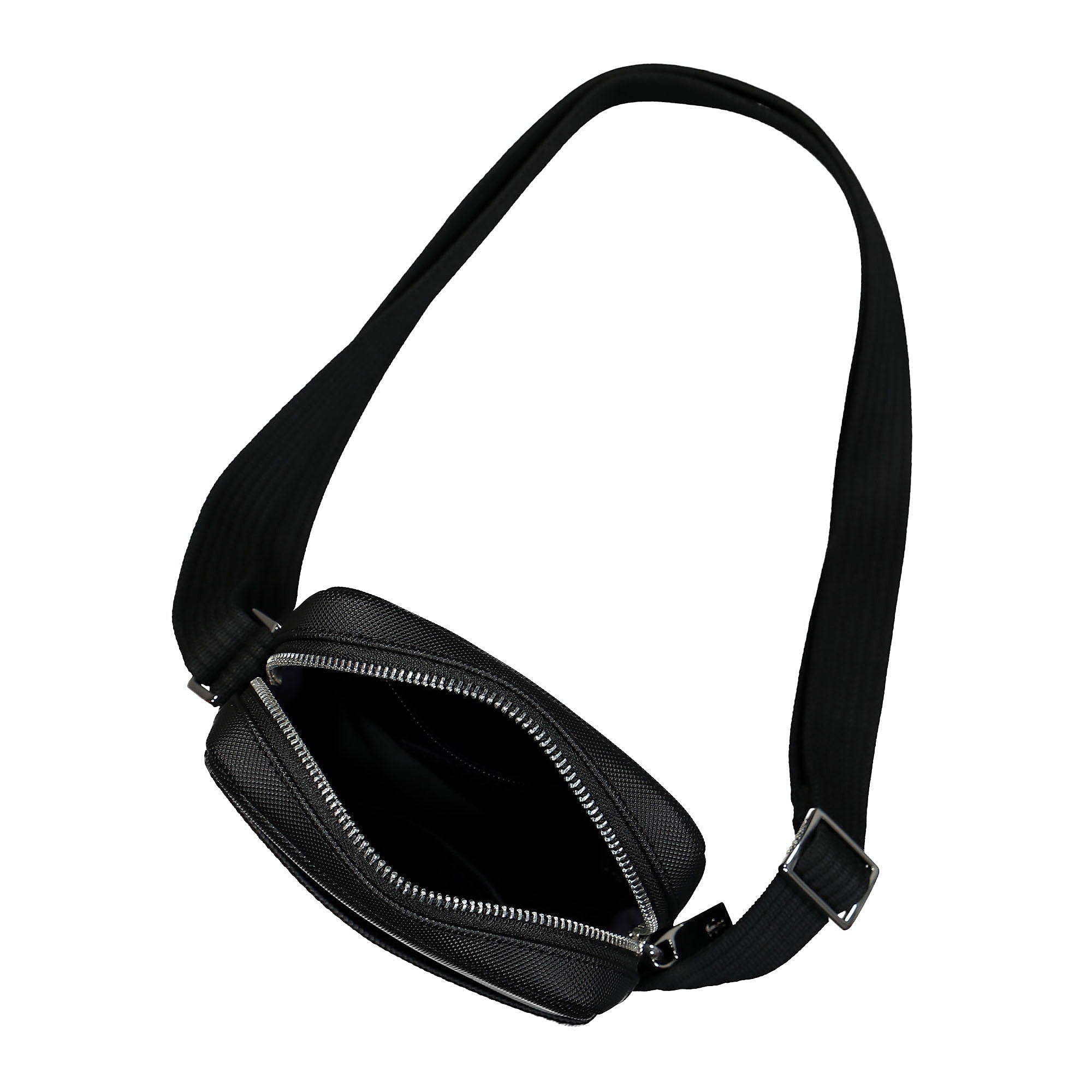 Lacoste Slim Vertical Camera Bag Black Shoulder & Cross Body Bags Detailfoto | Overkill