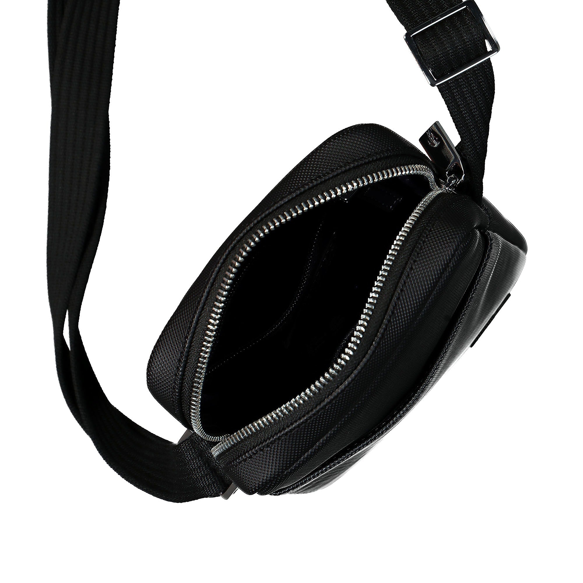 Lacoste Slim Vertical Camera Bag Black Shoulder & Cross Body Bags Detail view 1 | Overkill