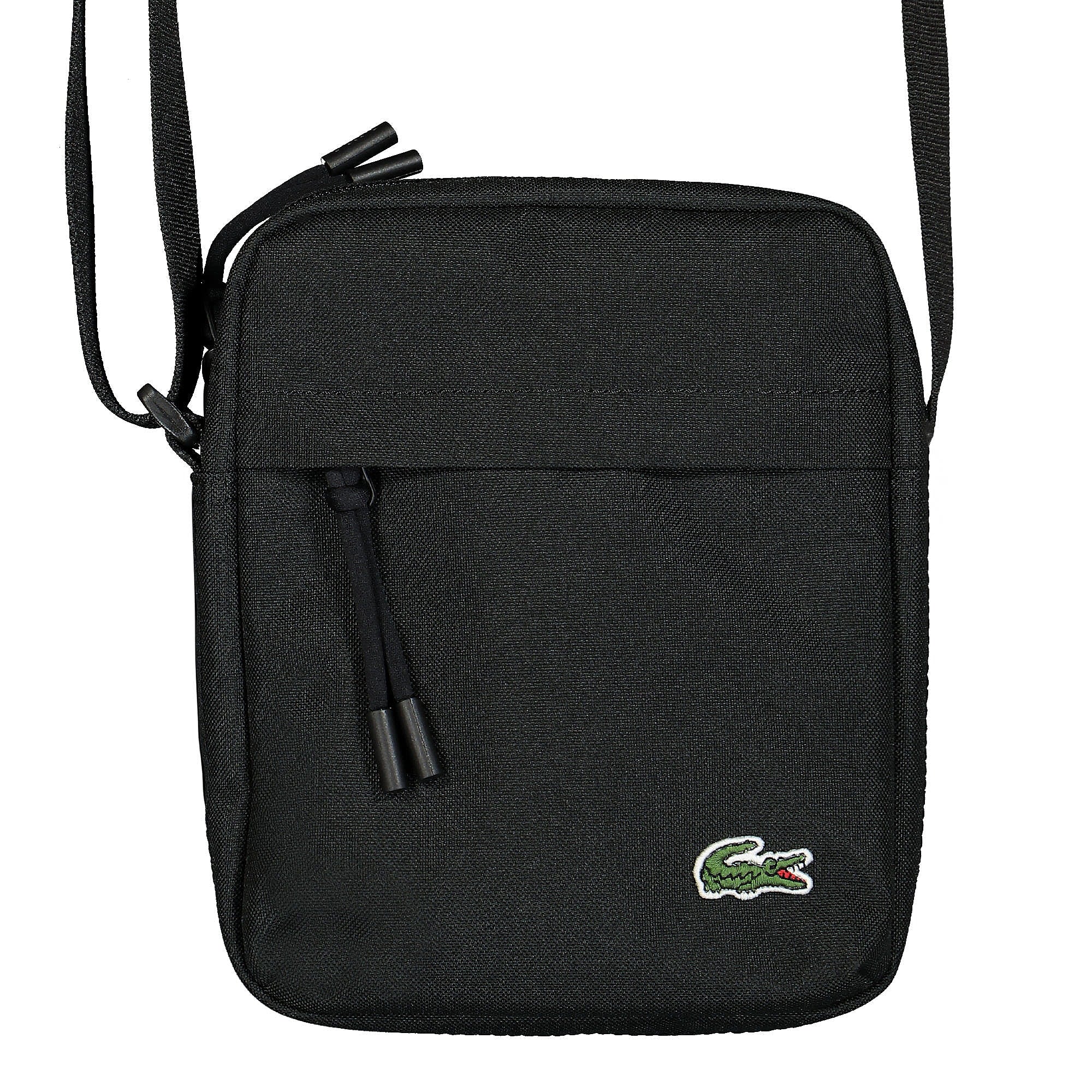 Lacoste Vertical Camera Bag Black Shoulder & Cross Body Bags NH4102NE-991 | Overkill