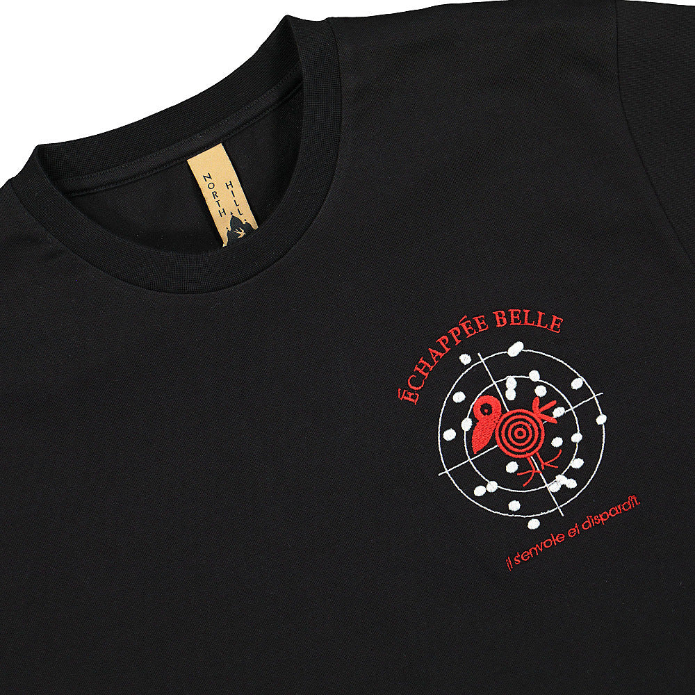 North Hill oiseau t-shirt Black T-Shirts Close-up | Overkill