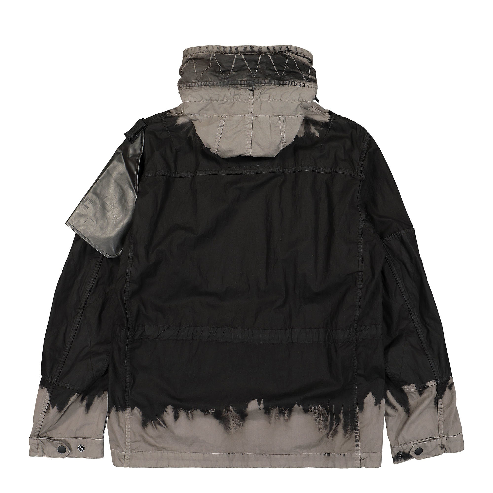 NemeN Moses Multipocket Tie Dye Jacket Discharged Black Jackets Material | Overkill