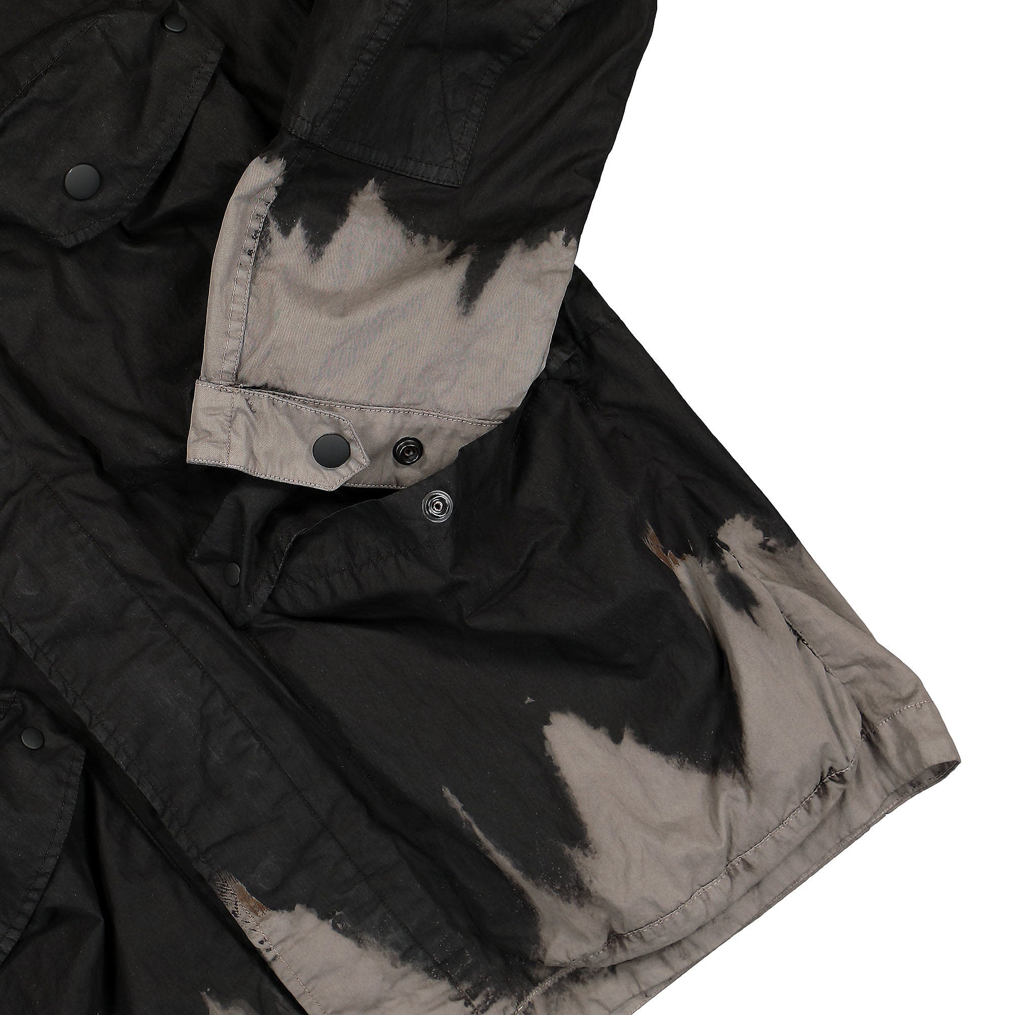 NemeN Moses Multipocket Tie Dye Jacket Discharged Black Jackets Detailfoto | Overkill