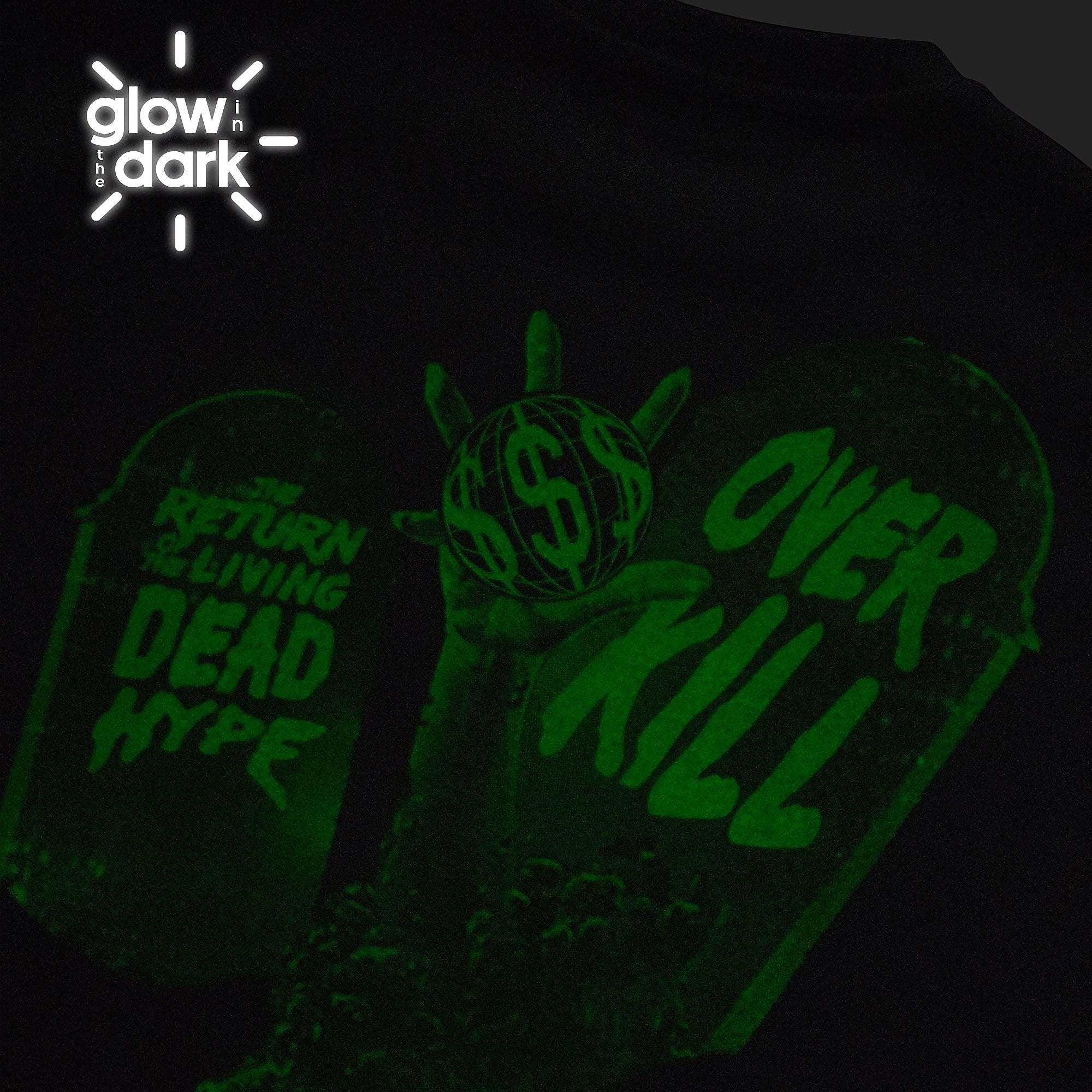 Overkill deadHYPE x Overkill F&F Tee Washed Black T-Shirts Detail view 1 | Overkill