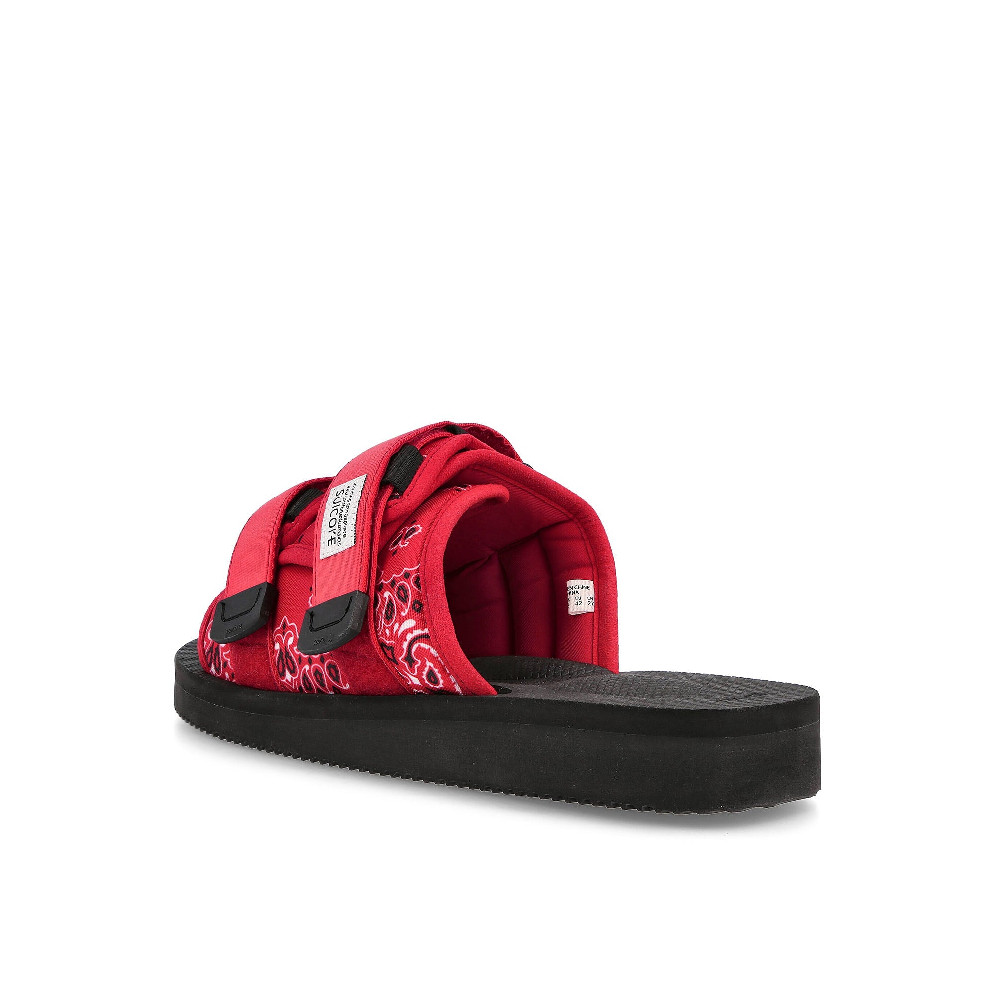 Suicoke moto-cab Red Slides, Sandals & Slippers Material | Overkill