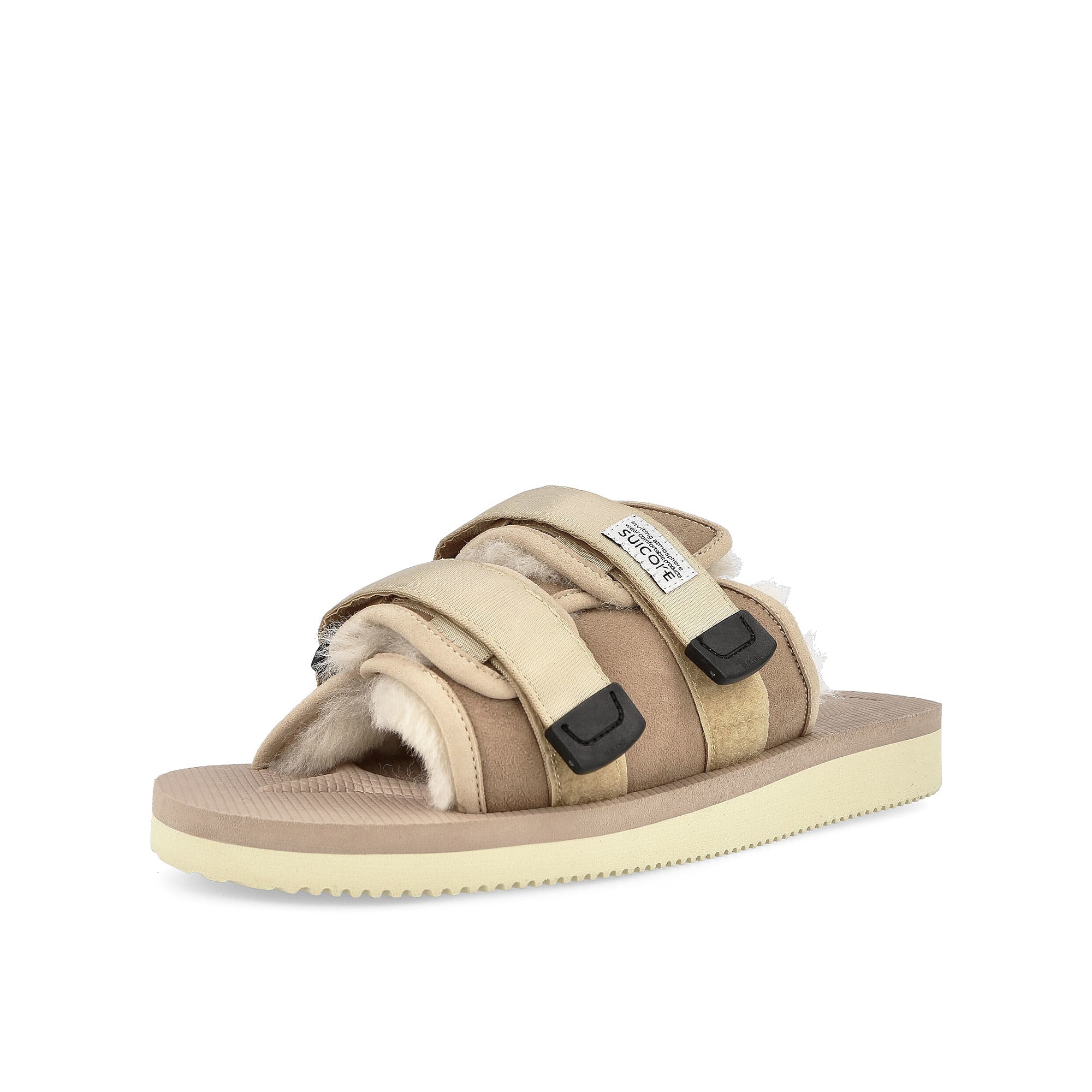 Suicoke moto - m2ab Beige Slides, Sandals & Slippers Close Up | Overkill