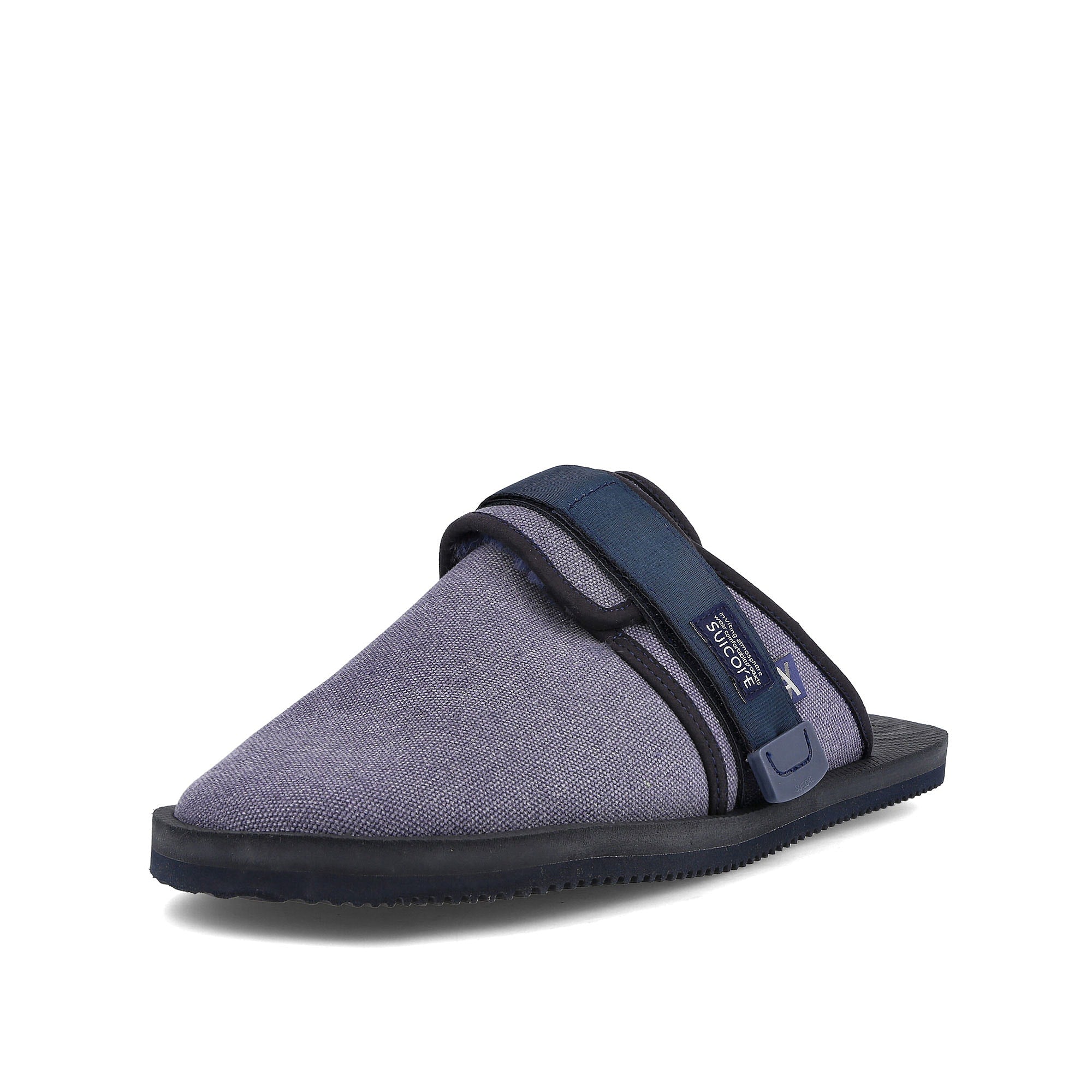 Suicoke ZAVO-MabDA Sandals Navy Slides, Sandals & Slippers Close Up | Overkill