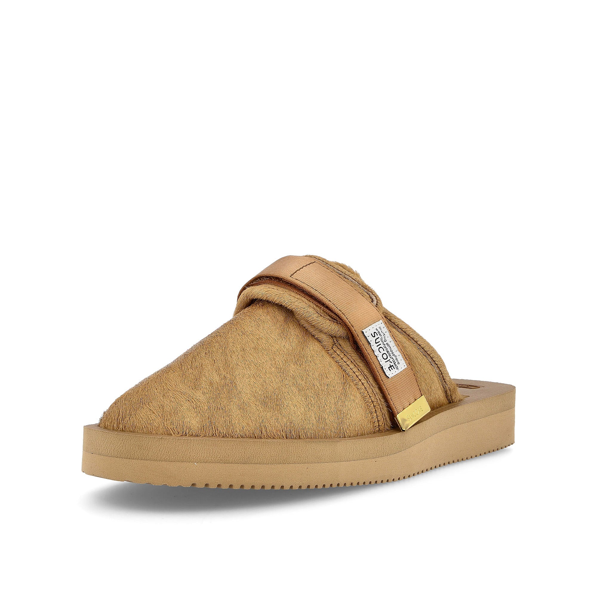 Suicoke zavo - vhl Camel Slides, Sandals & Slippers Close Up | Overkill