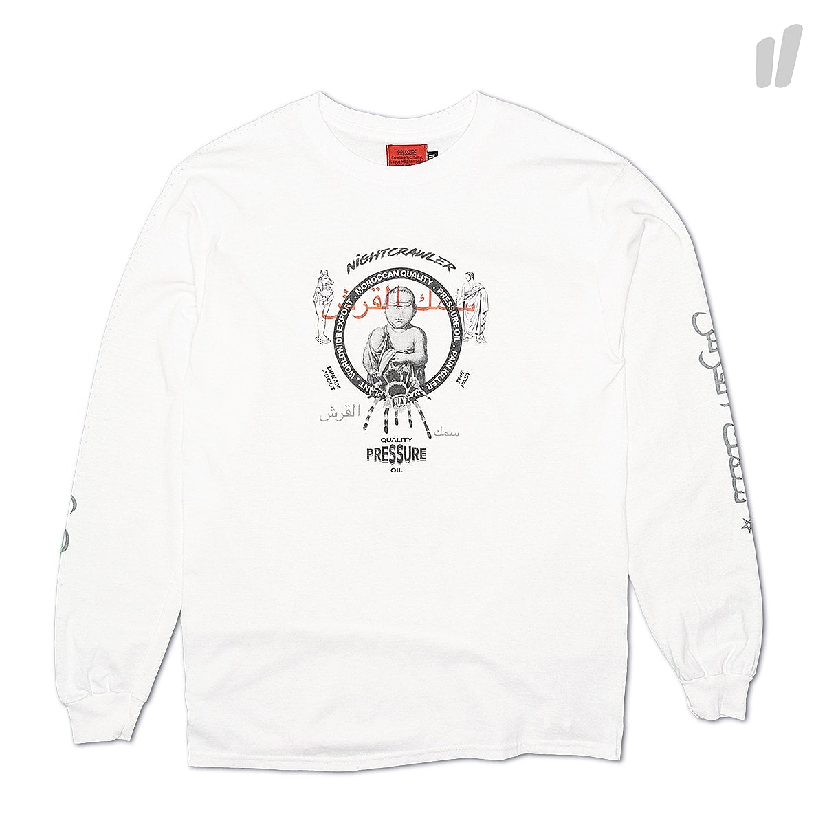 Pressure oil longsleeve tee White Longsleeves | Overkill