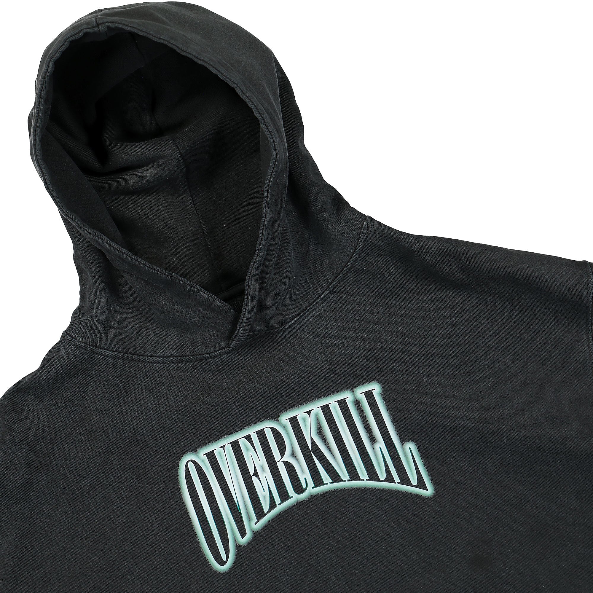 Overkill Berliner Luft Hoodie Washed Black Hoodies Material | Overkill