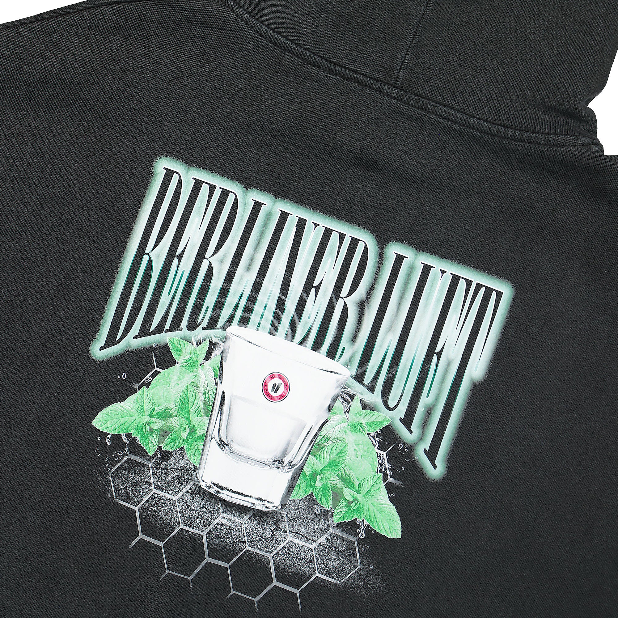 Overkill Berliner Luft Hoodie Washed Black Hoodies Detailfoto | Overkill