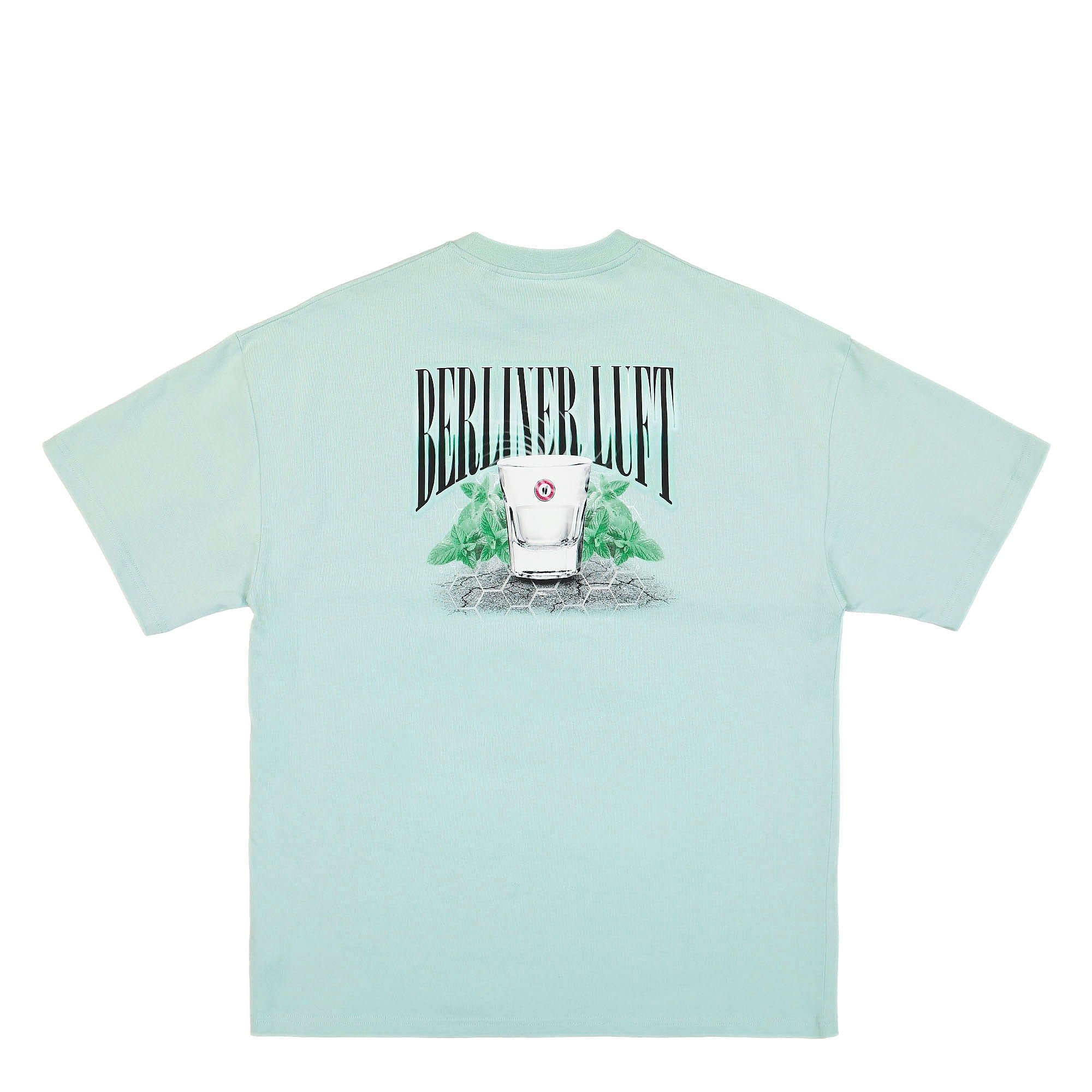 Overkill Berliner Luft Tee Light Blue T-Shirts Material | Overkill