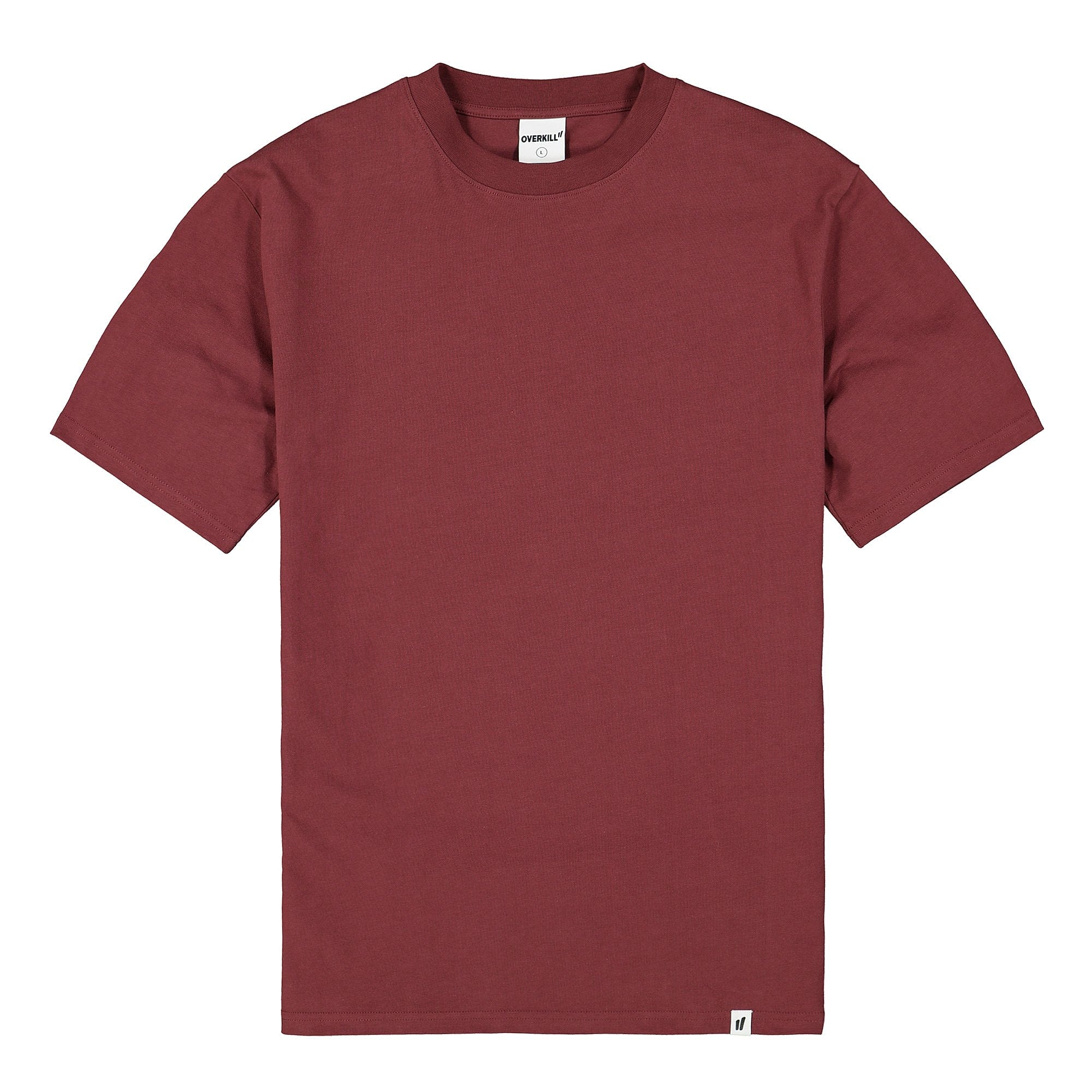Overkill Blank Tee Burgundy T-Shirts OK-BTS-BG | Overkill