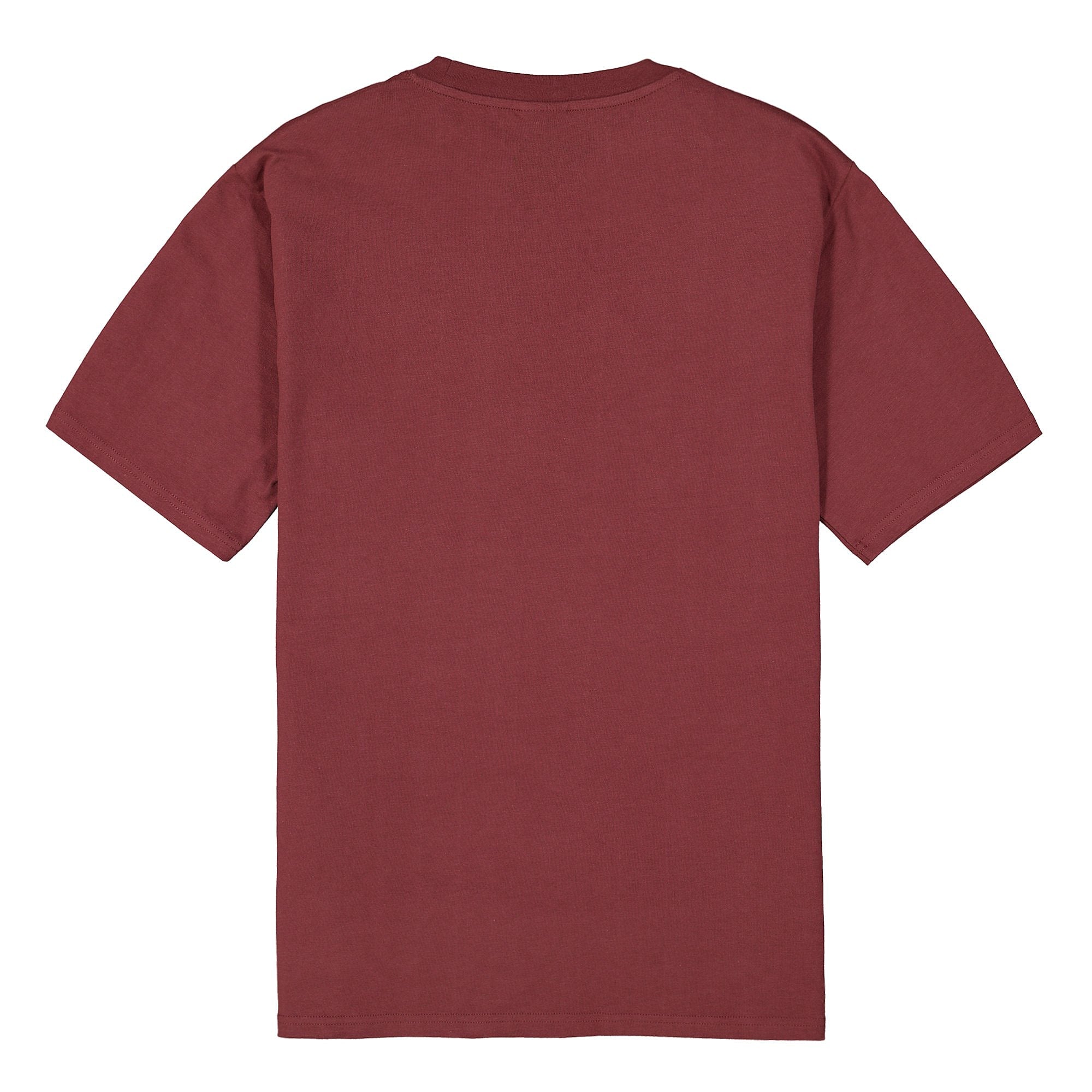 Overkill Blank Tee Burgundy T-Shirts Material | Overkill