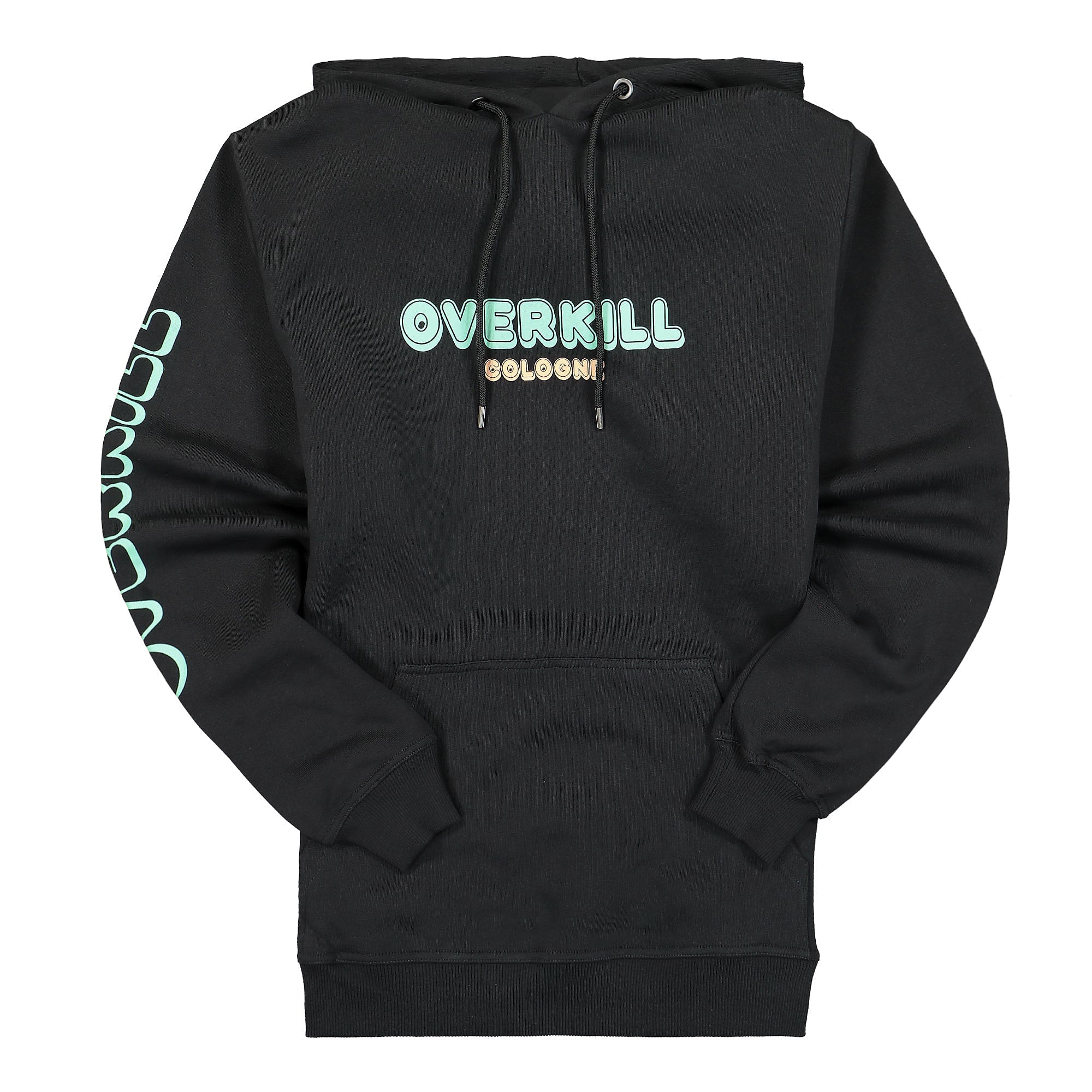 Overkill CSG Hoodie Black / Mint Hoodies OK-CSG-HD-BM | Overkill