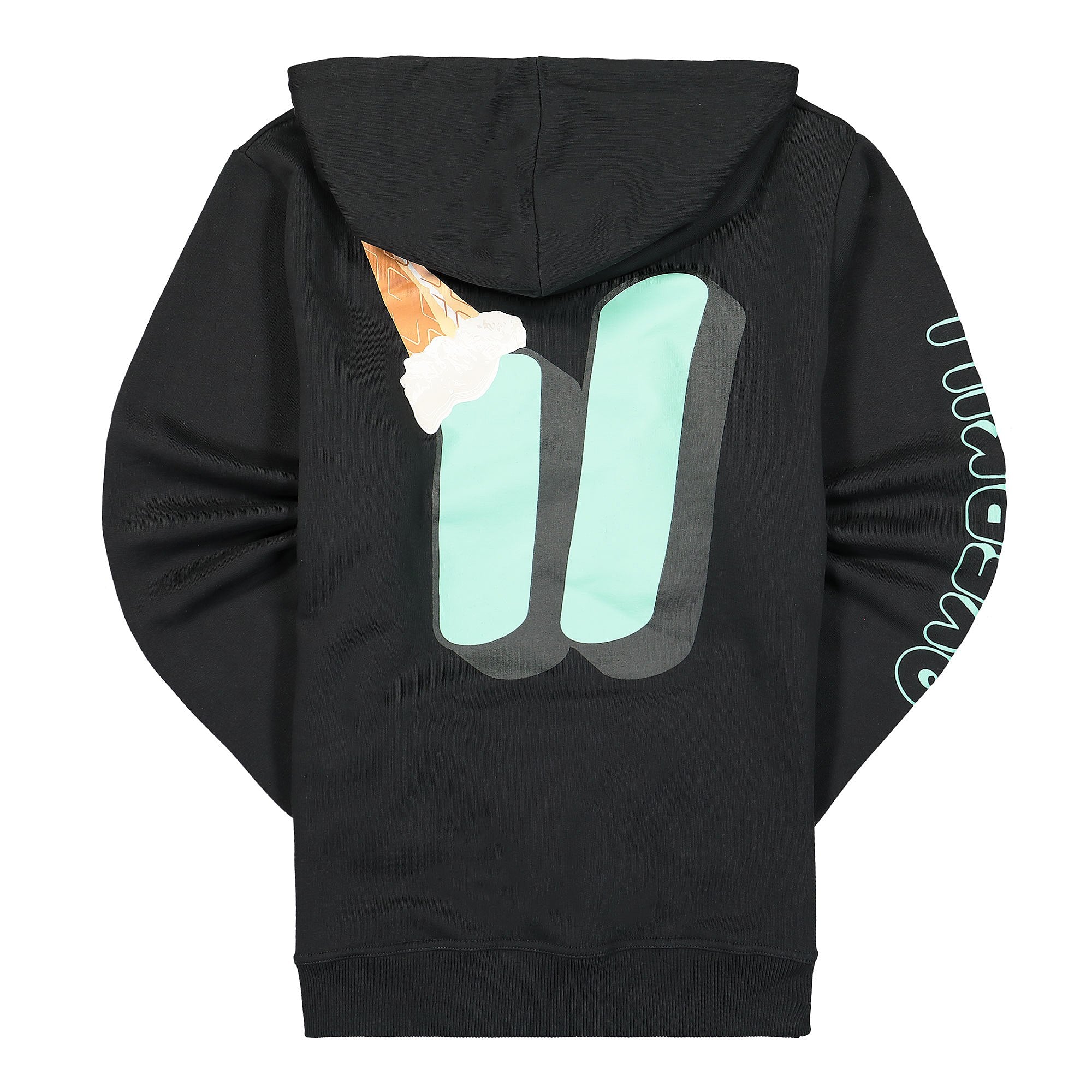 Overkill CSG Hoodie Black / Mint Hoodies Close-up | Overkill