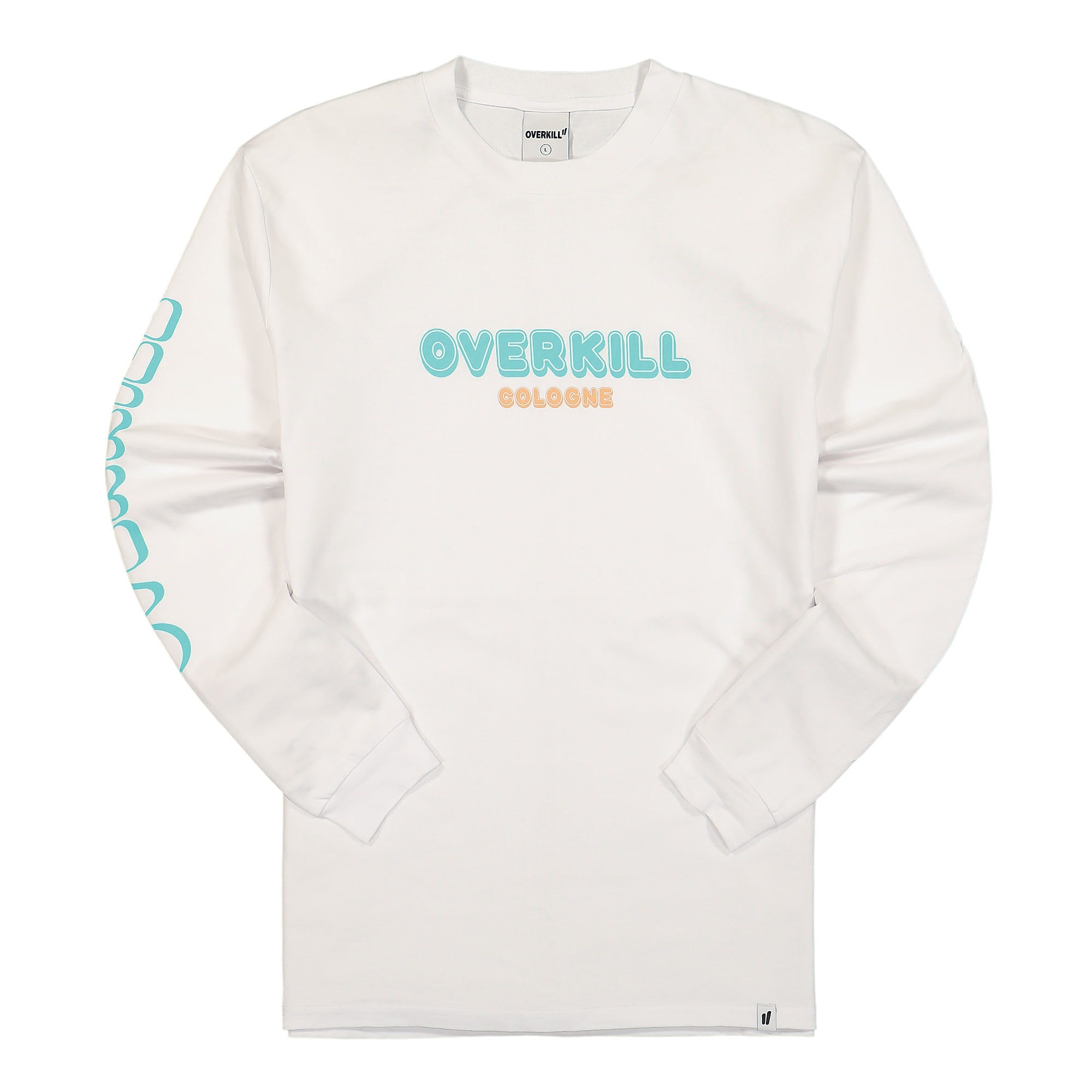 Overkill CSG Longsleeve White / Blue Longsleeves OK-CSG-LS-WB | Overkill
