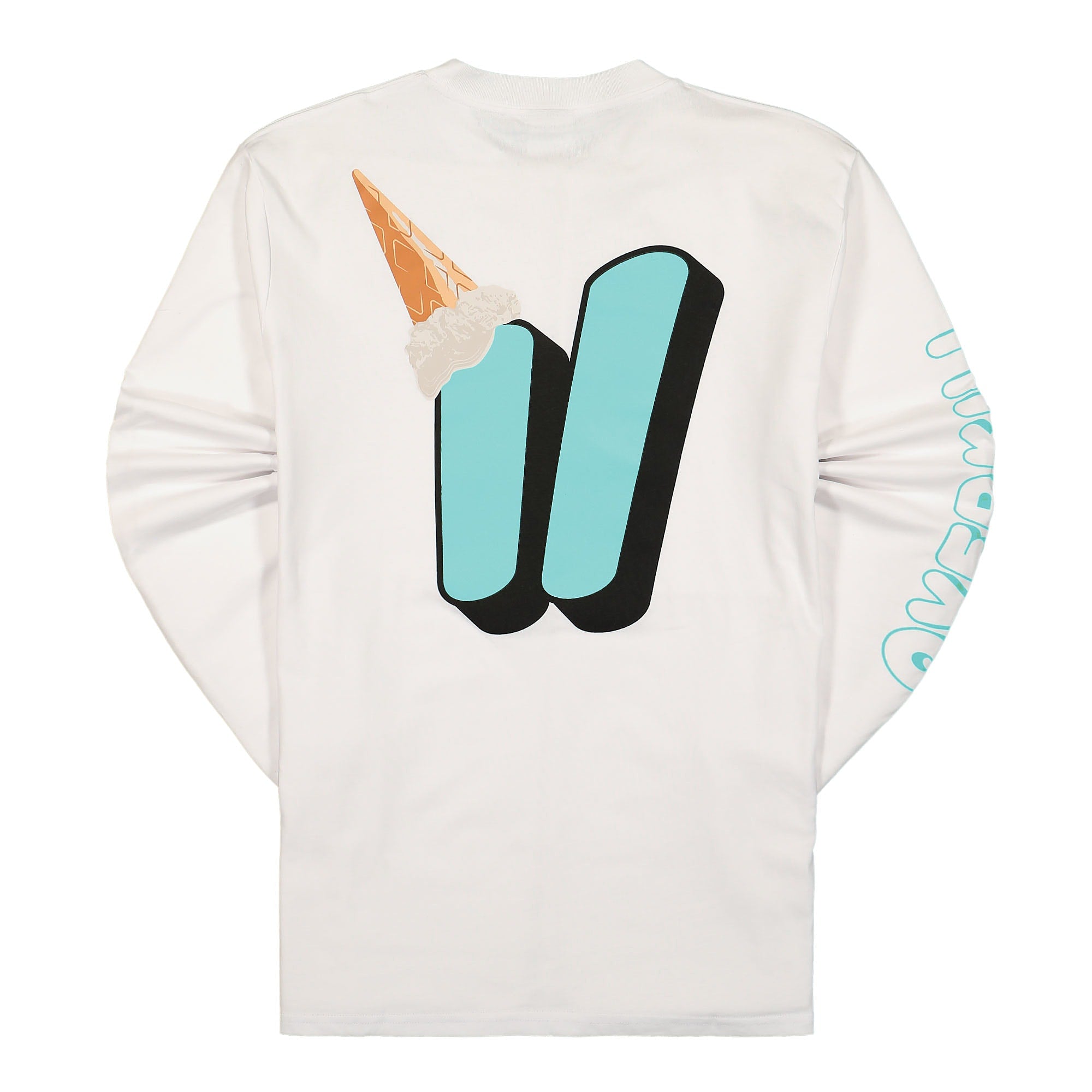 Overkill CSG Longsleeve White / Blue Longsleeves Material | Overkill