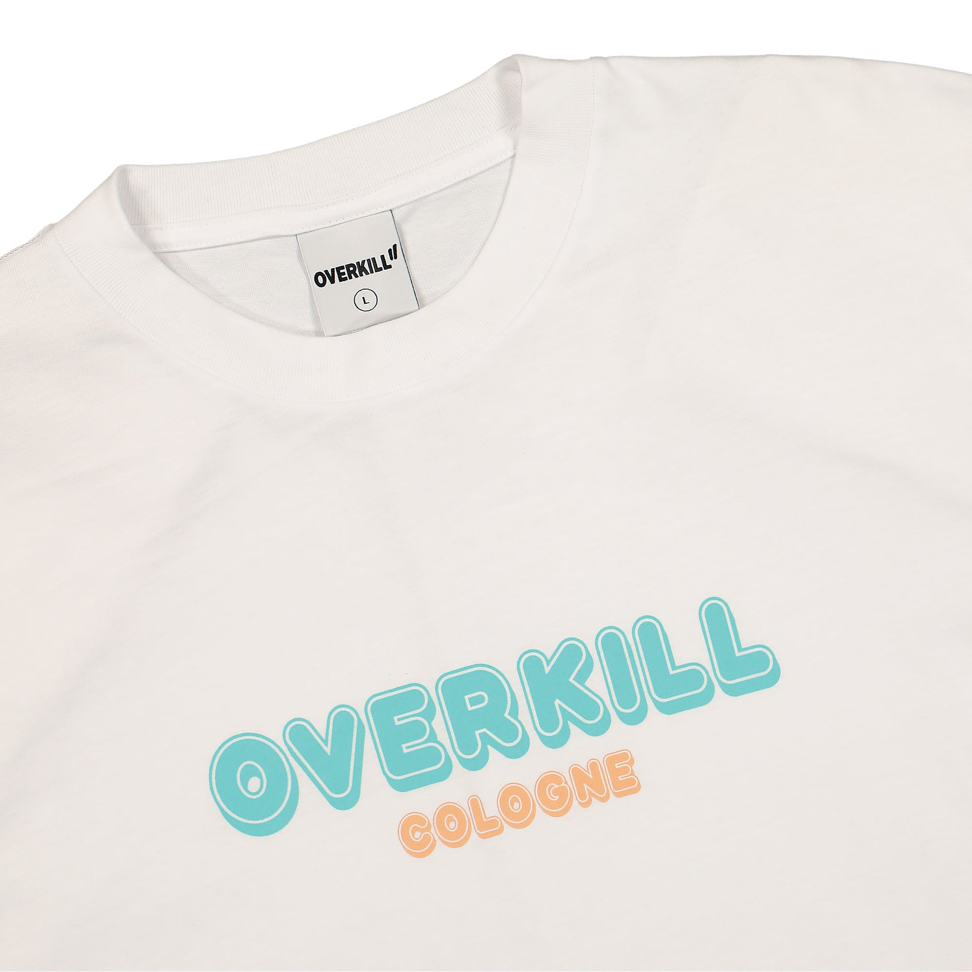 Overkill CSG Longsleeve White / Blue Longsleeves Close-up | Overkill