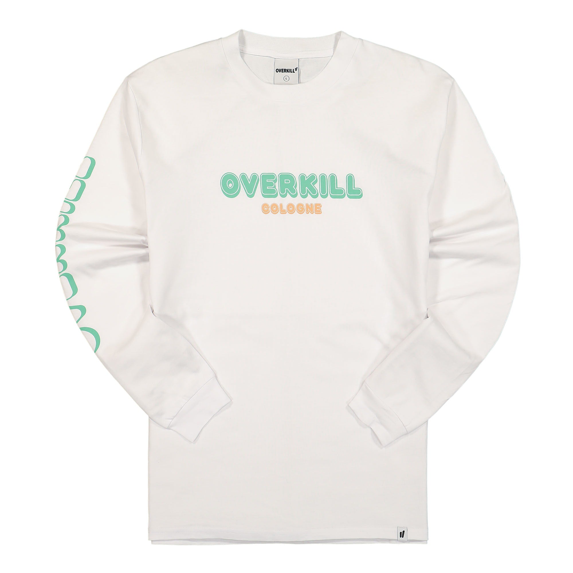 Overkill CSG Longsleeve White / Mint Longsleeves OK-CSG-LS-WM | Overkill