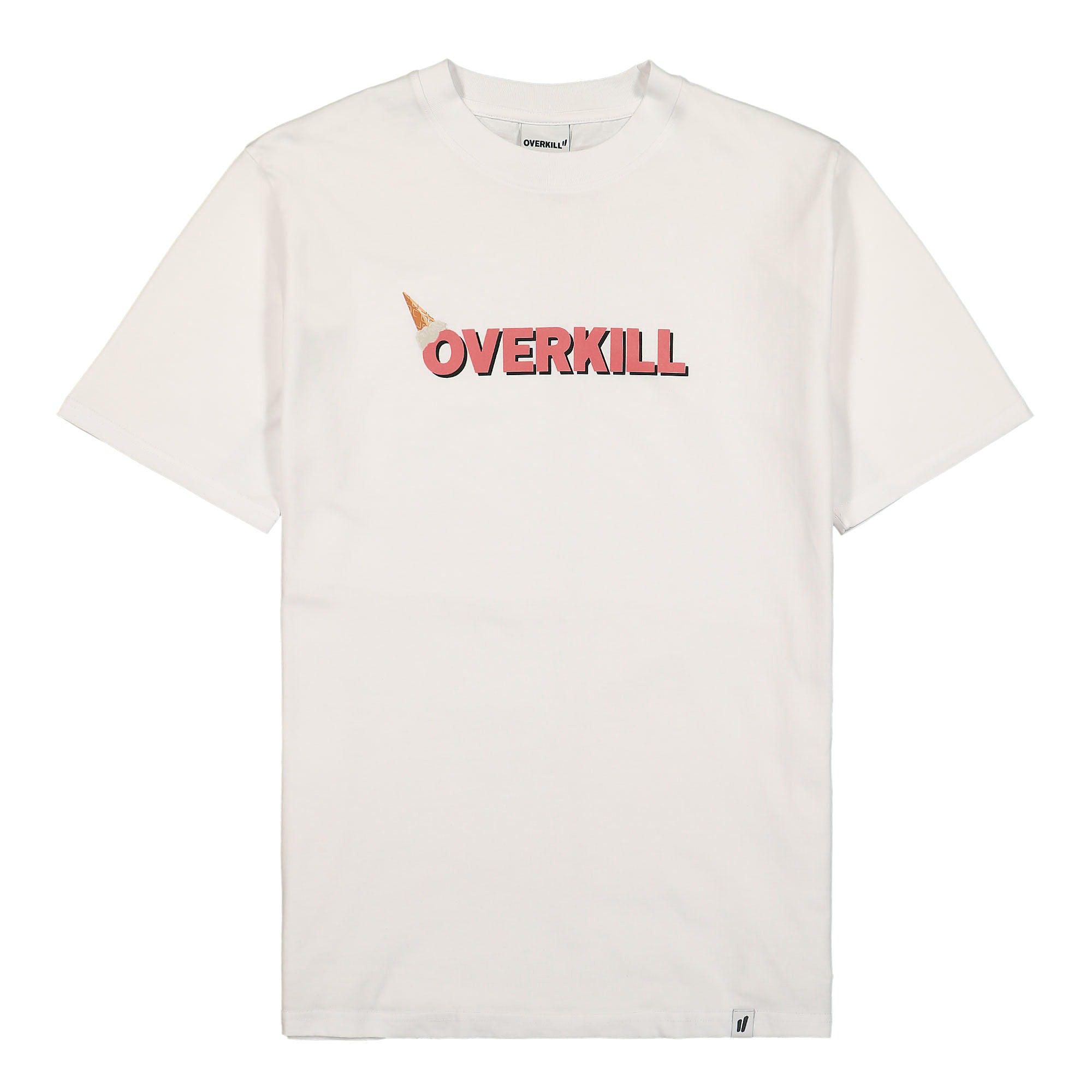 Overkill CSG Tee White / Cherry T-Shirts OK-CSG-TS-WC | Overkill