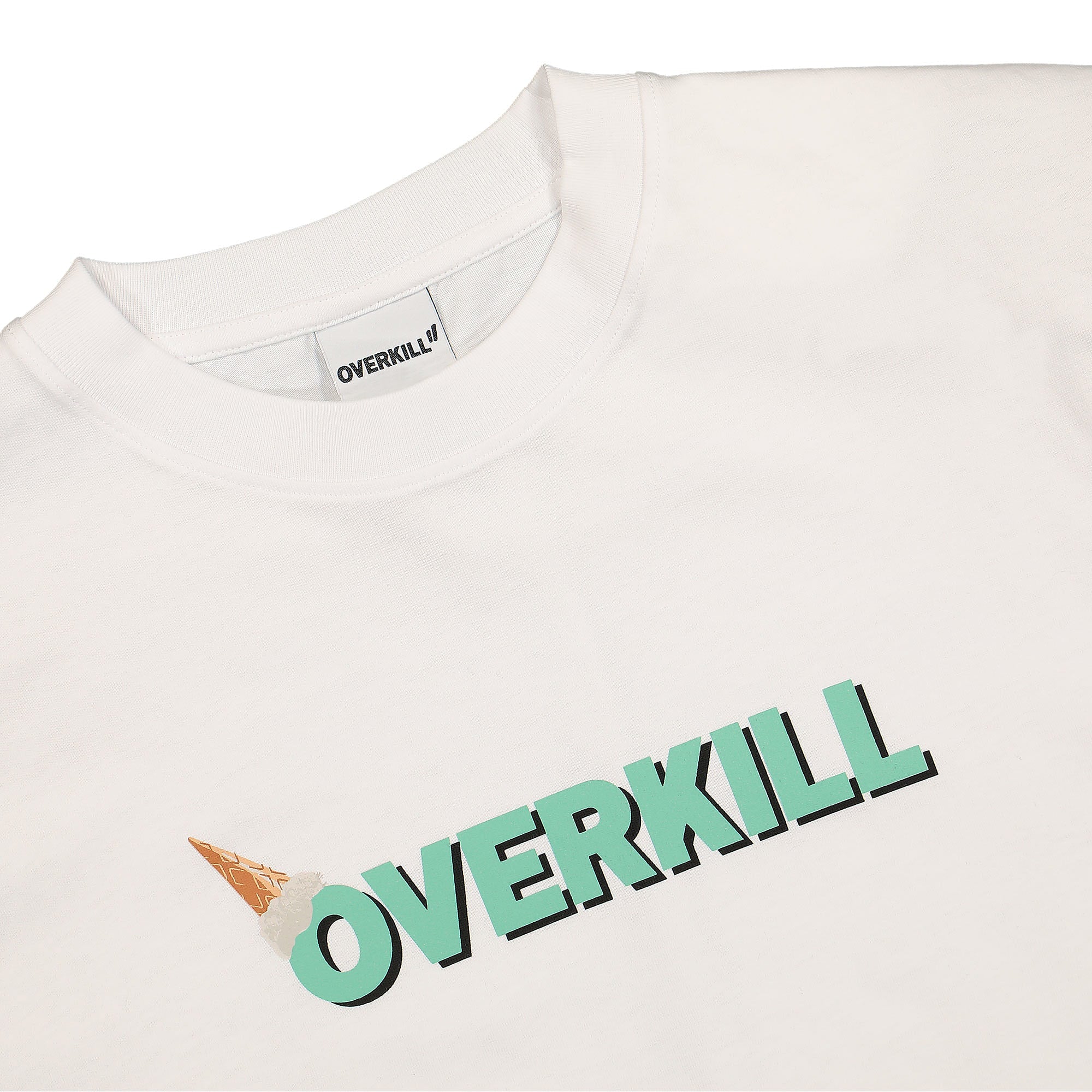 Overkill CSG Tee White / Mint T-Shirts Material | Overkill