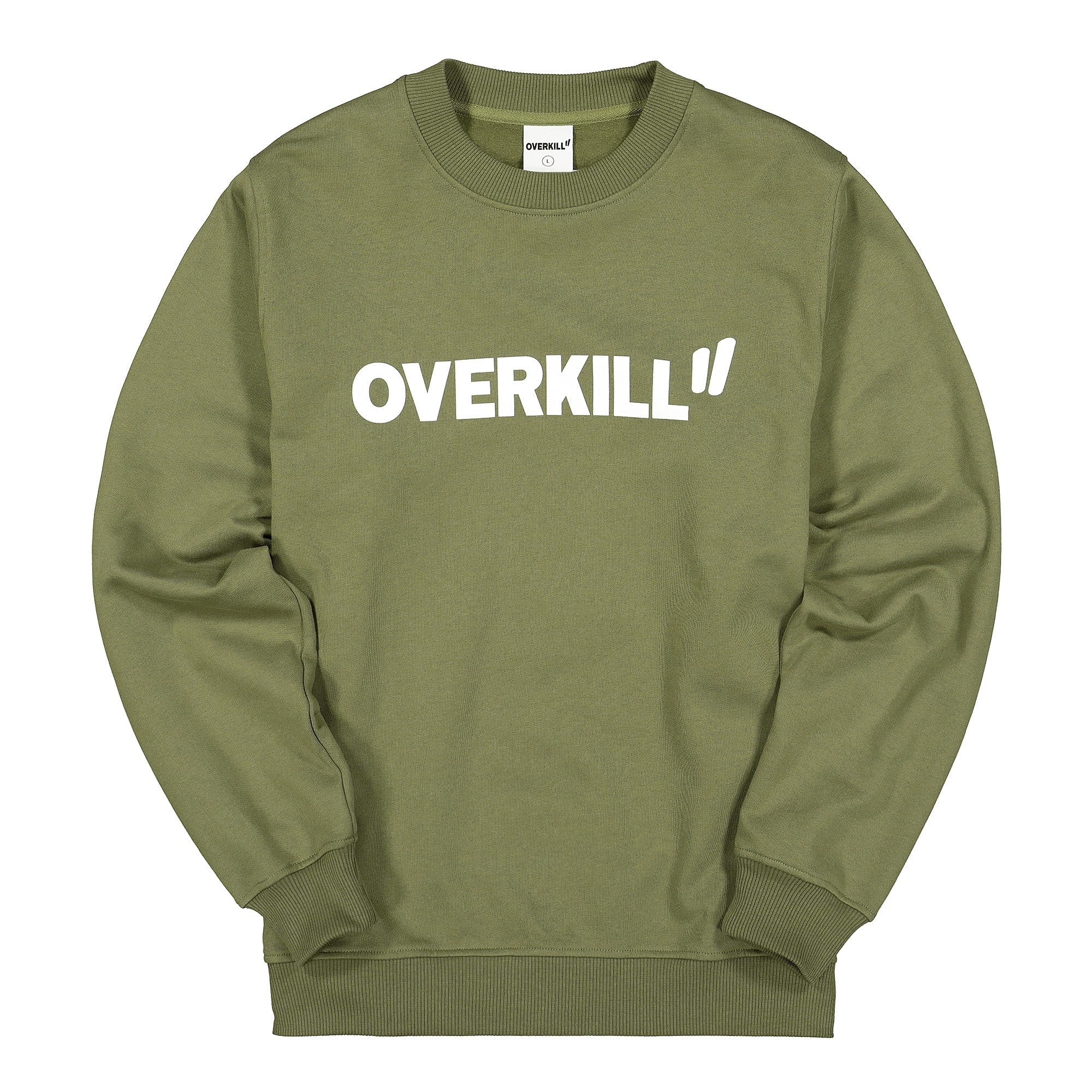 Overkill Logo Crewneck Aloe Green Sweatshirts OK-LCN-AG | Overkill