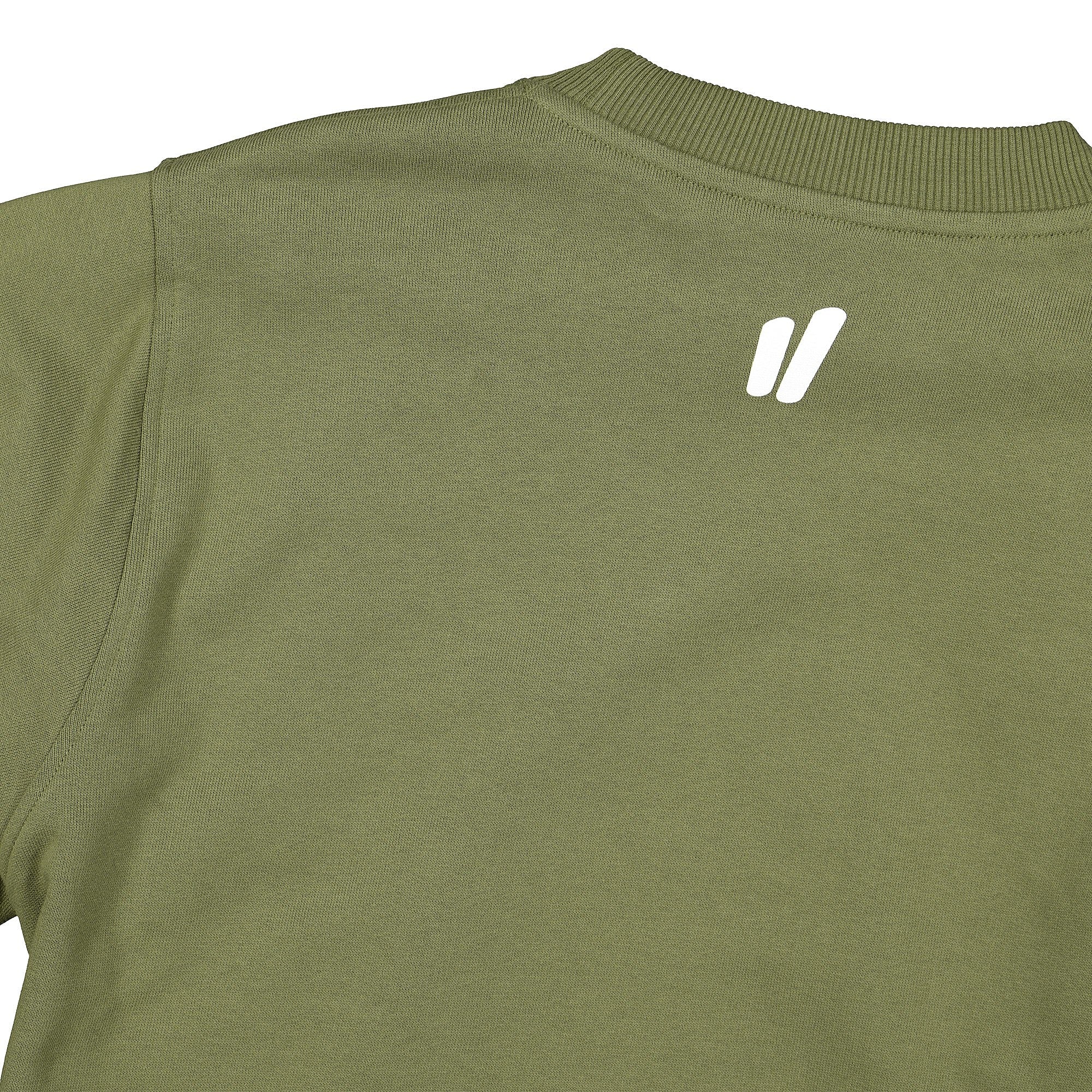 Overkill Logo Crewneck Aloe Green Sweatshirts Detailfoto | Overkill
