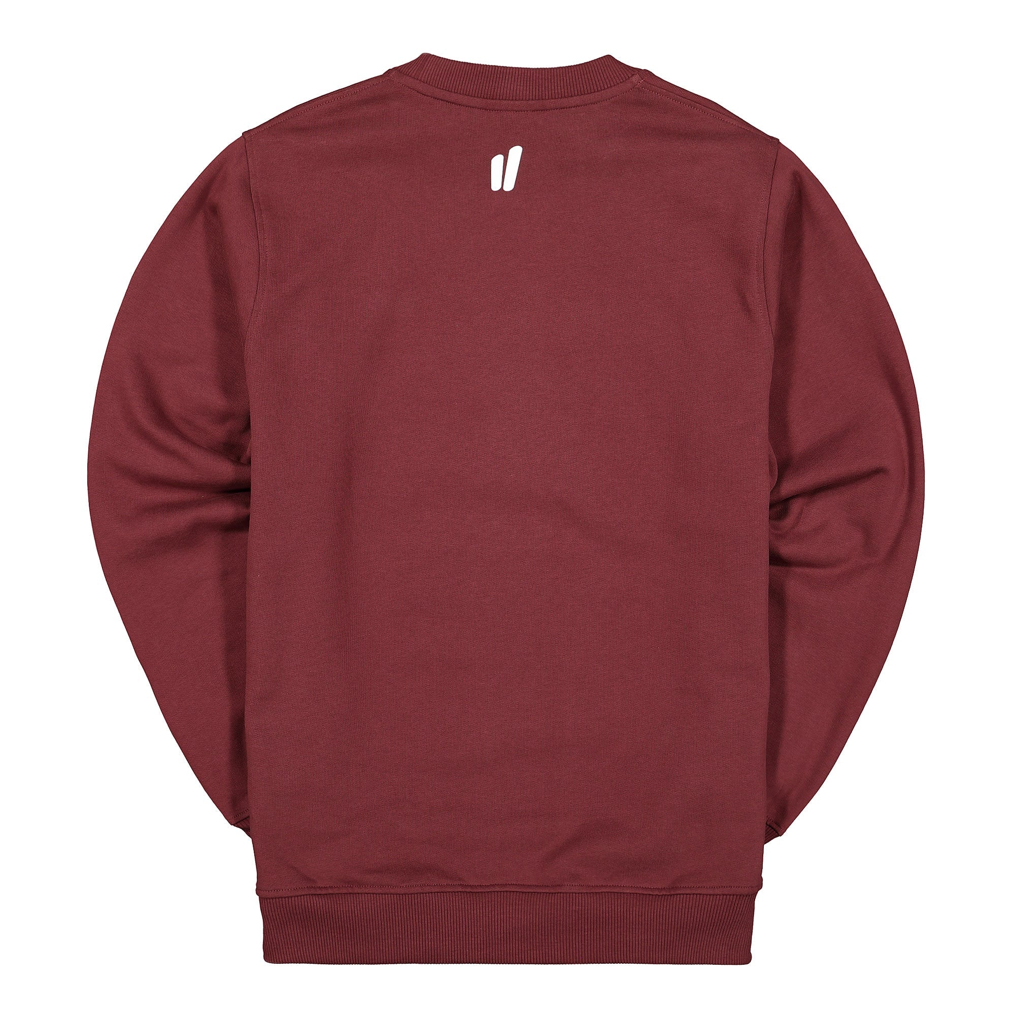 Overkill Logo Crewneck Burgundy Sweatshirts Material | Overkill