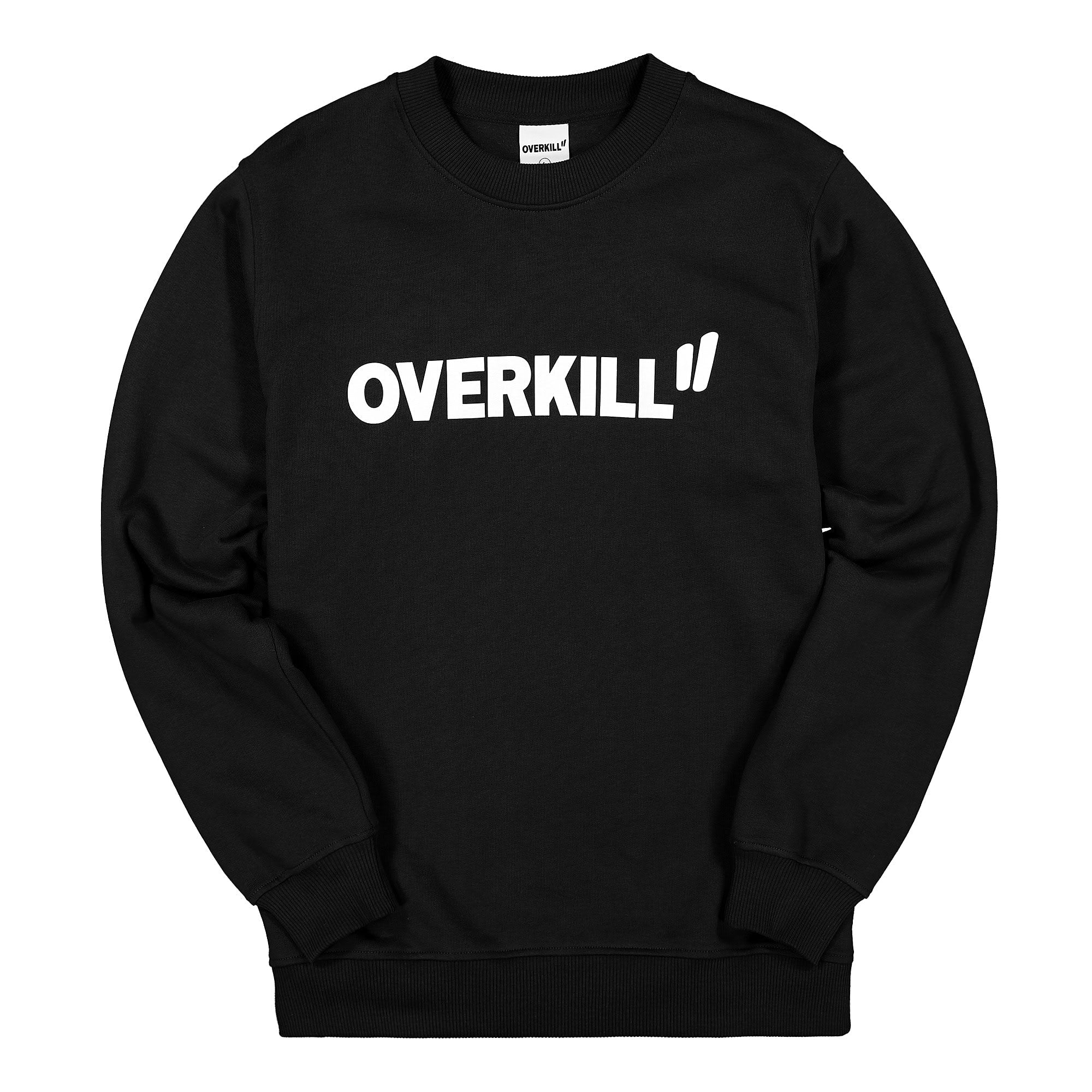 Overkill Logo Crewneck Black Sweatshirts OK-LCN-BK | Overkill