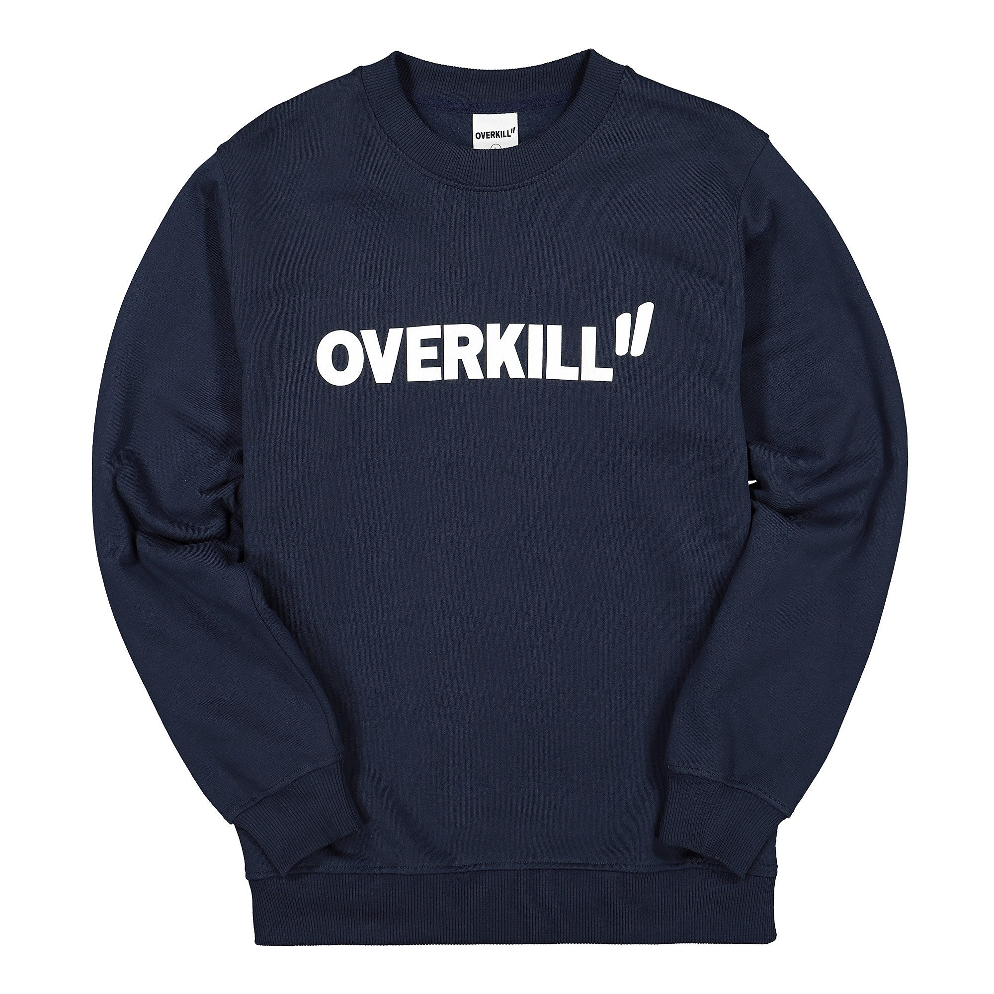 Overkill Logo Crewneck Midnight Sweatshirts OK-LCN-MN | Overkill