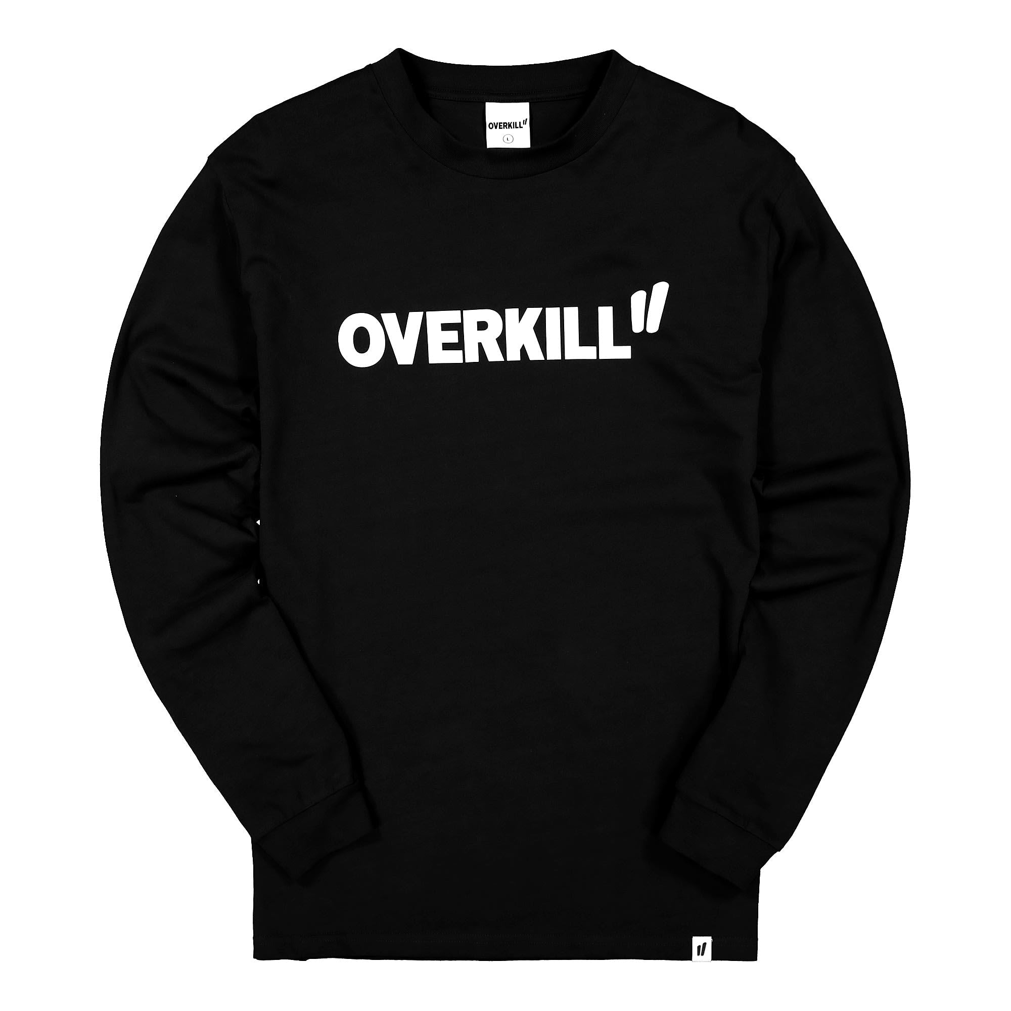 Overkill Logo Longsleeve Black Longsleeves OK-LLS-BK | Overkill