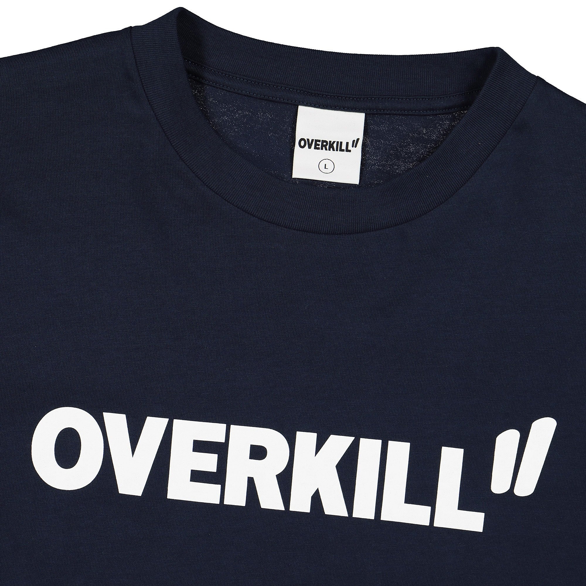Overkill Logo Longsleeve Midnight Longsleeves Close-up | Overkill