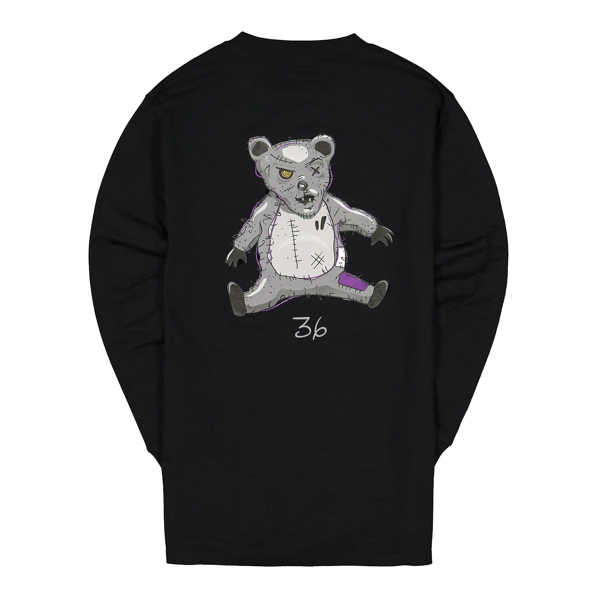 Overkill Halloween Bear Longsleeve Black Longsleeves Close-up | Overkill