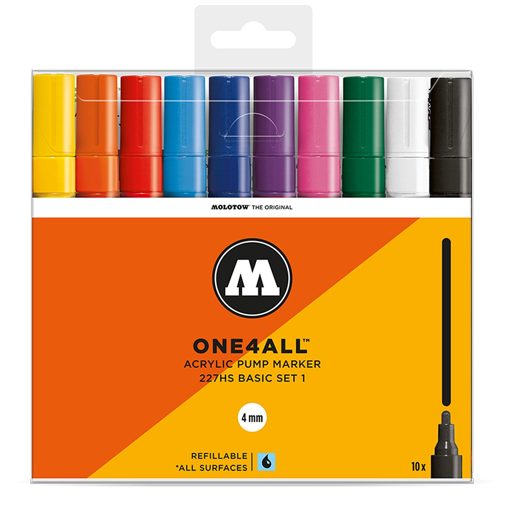 Molotow one4all 227hs basic 10 set 1 Marker 200456 | Overkill