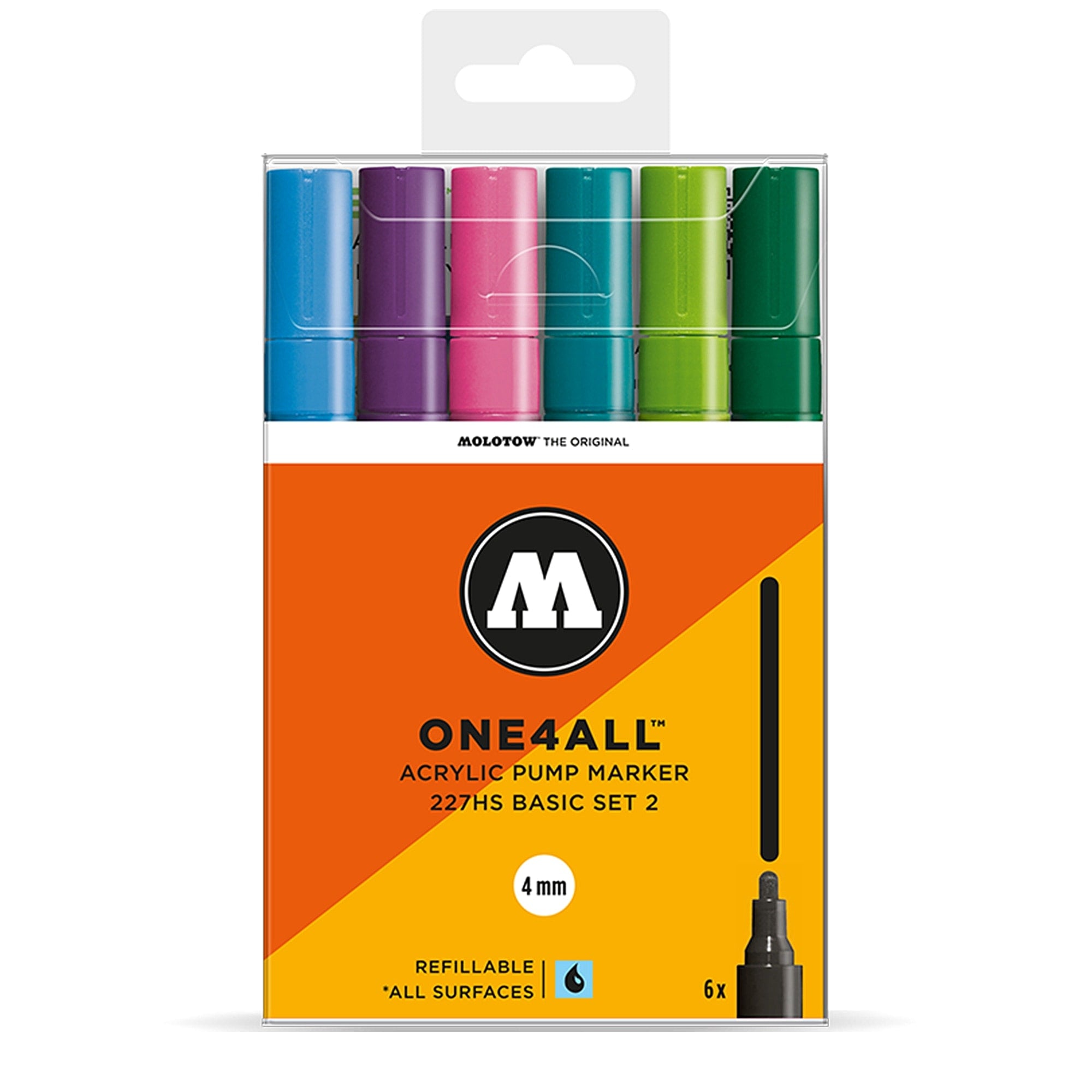Molotow one4all 227hs basic 6 set 2 Marker 200454 | Overkill