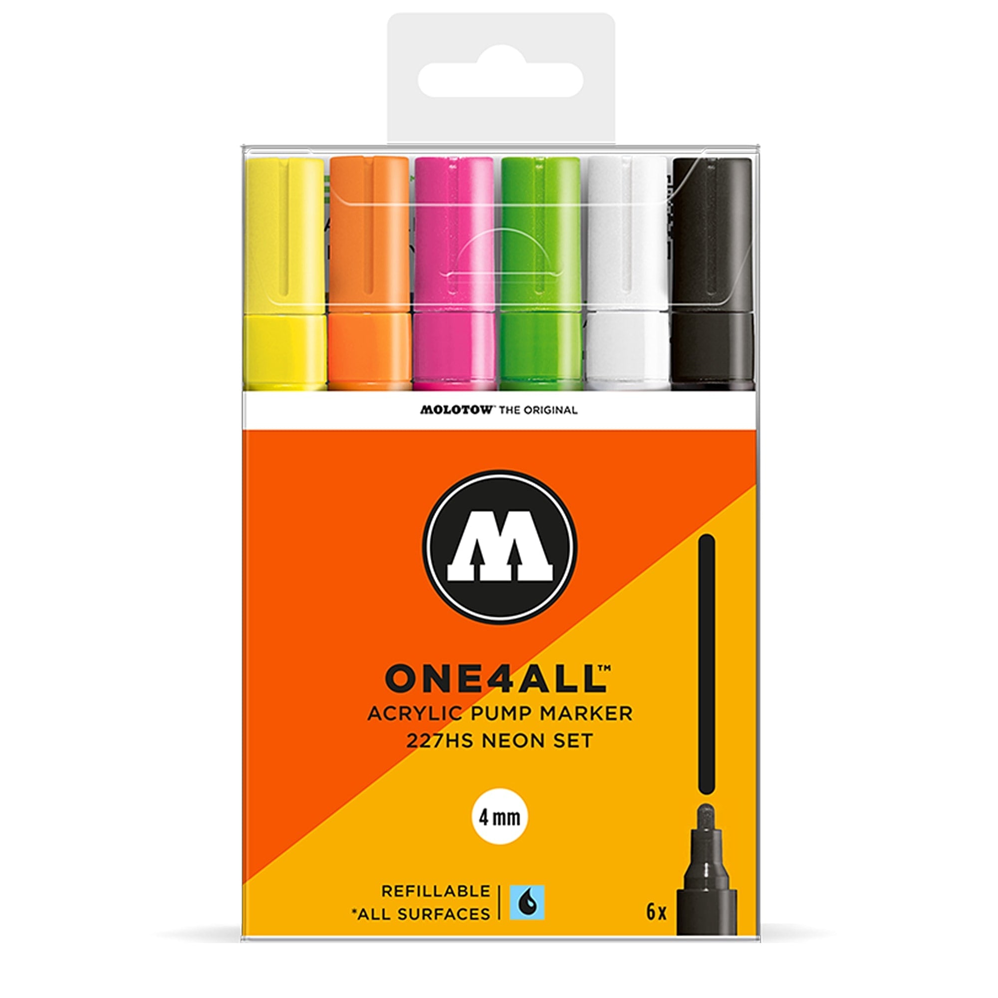 Molotow one4all 227hs neon-set Marker 200166 | Overkill