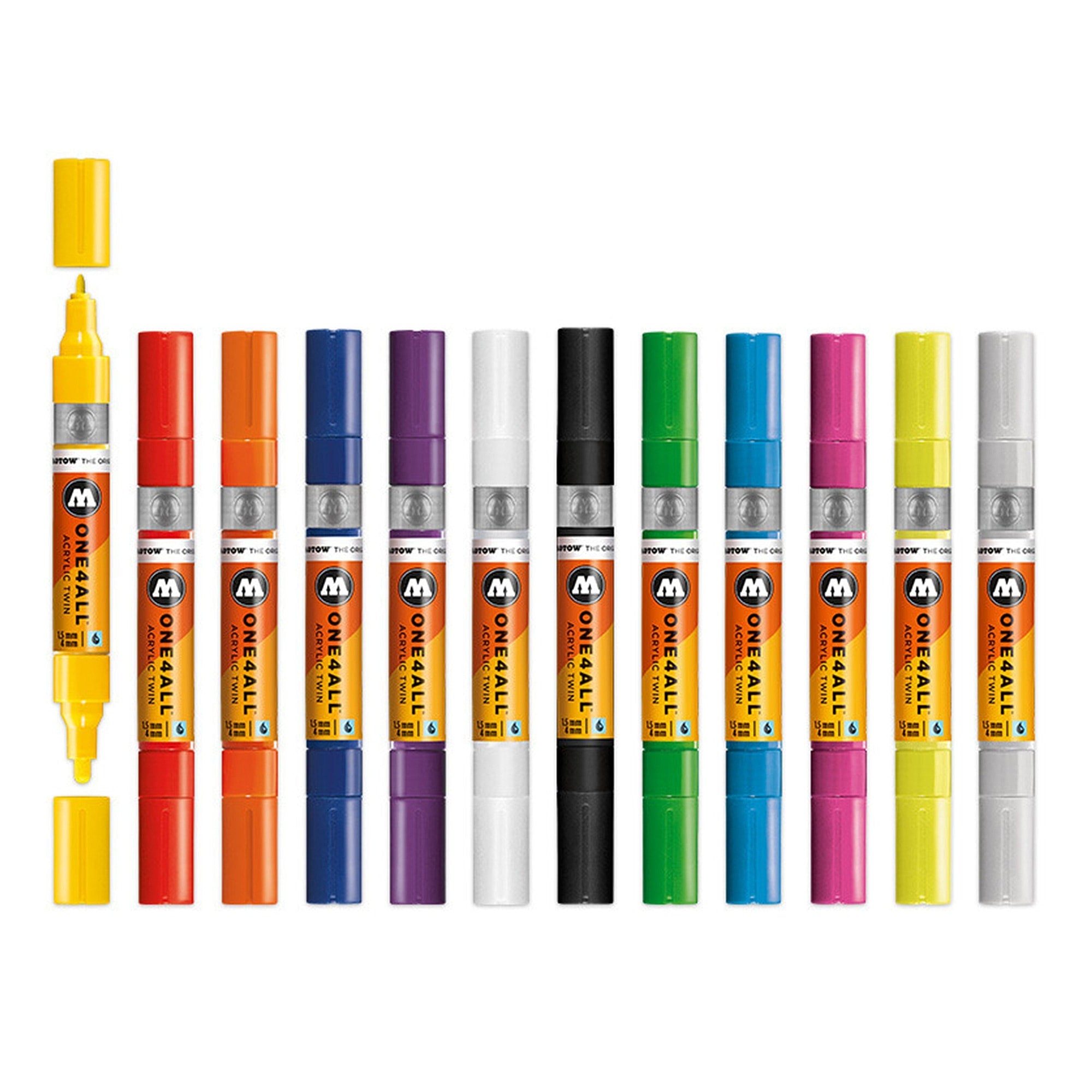 Molotow one4all acrylic twin main-kit 1 - 12er box 0 Marker Material | Overkill