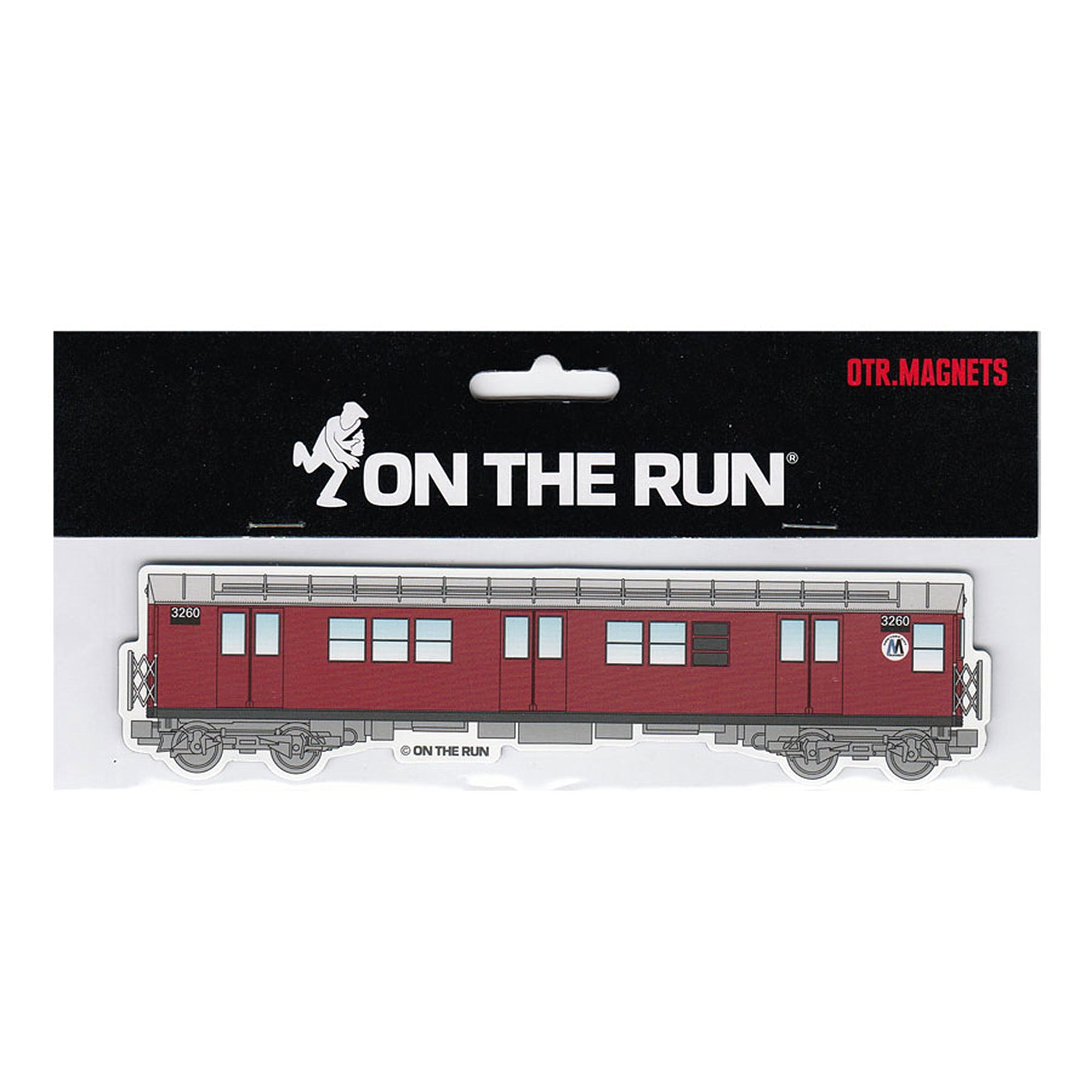 On The Run magnet new york subway red | Overkill