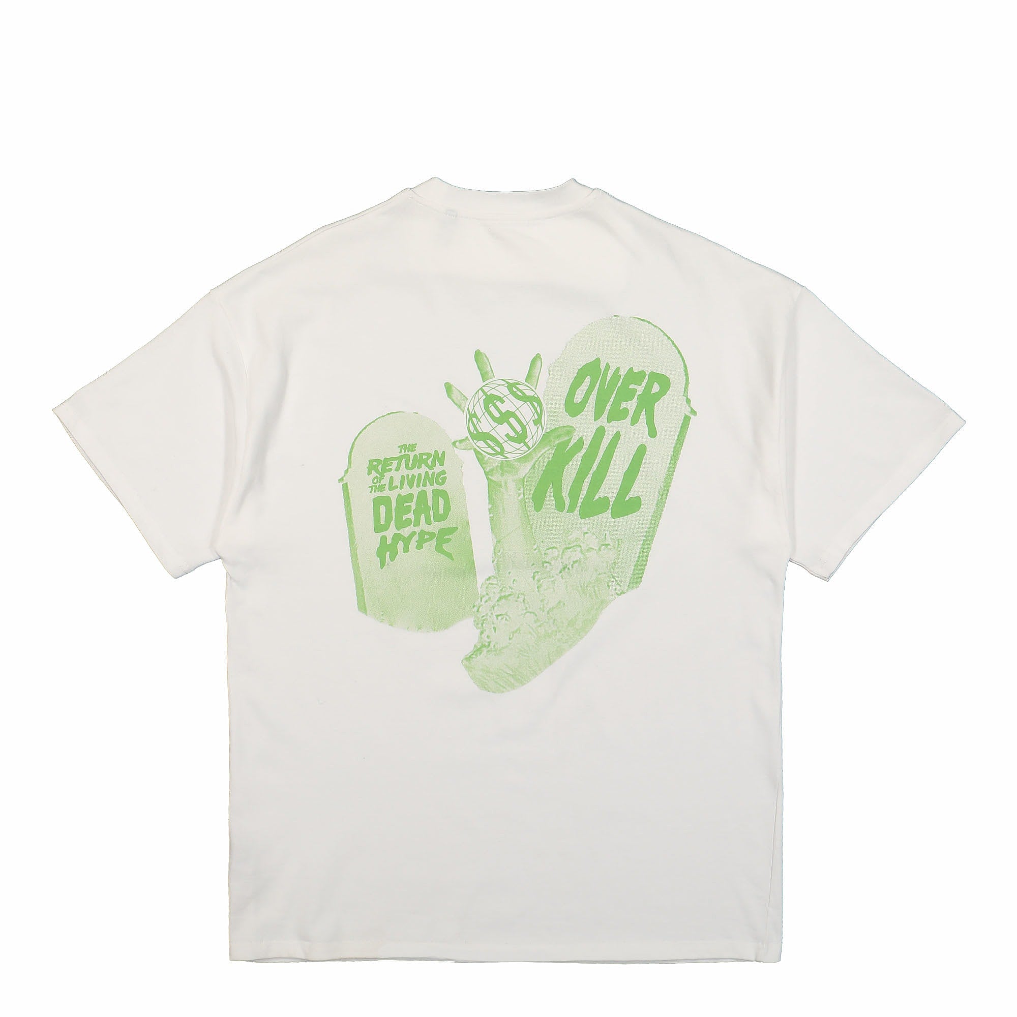 Overkill F&F Tee Weiss T-Shirts Close-up | Overkill