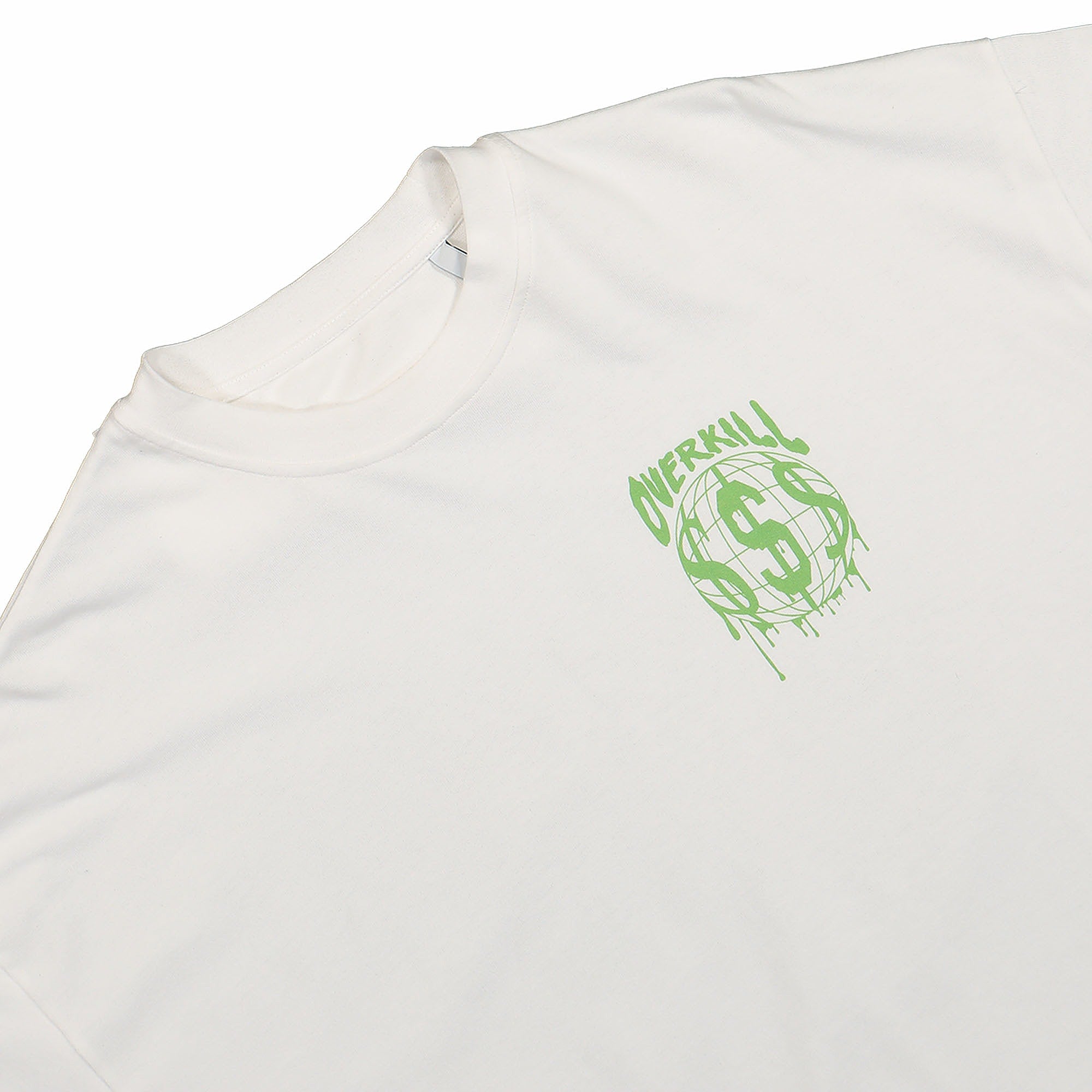 Overkill F&F Tee Weiss T-Shirts Material | Overkill