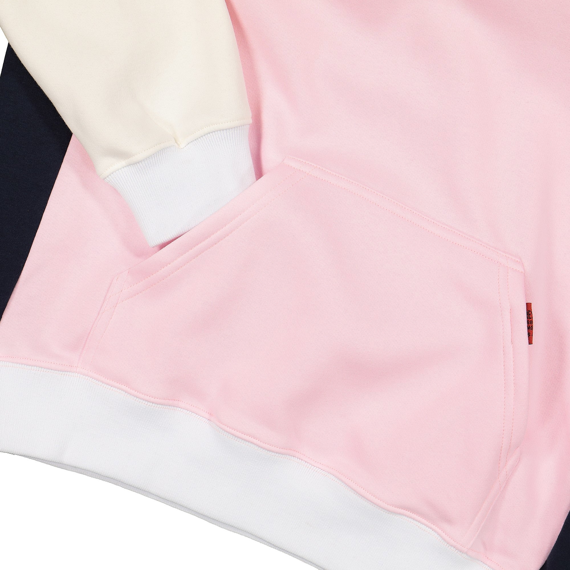 Pressure pressour pink hoodie Light Pink White Dark Blue Hoodies Detailfoto | Overkill