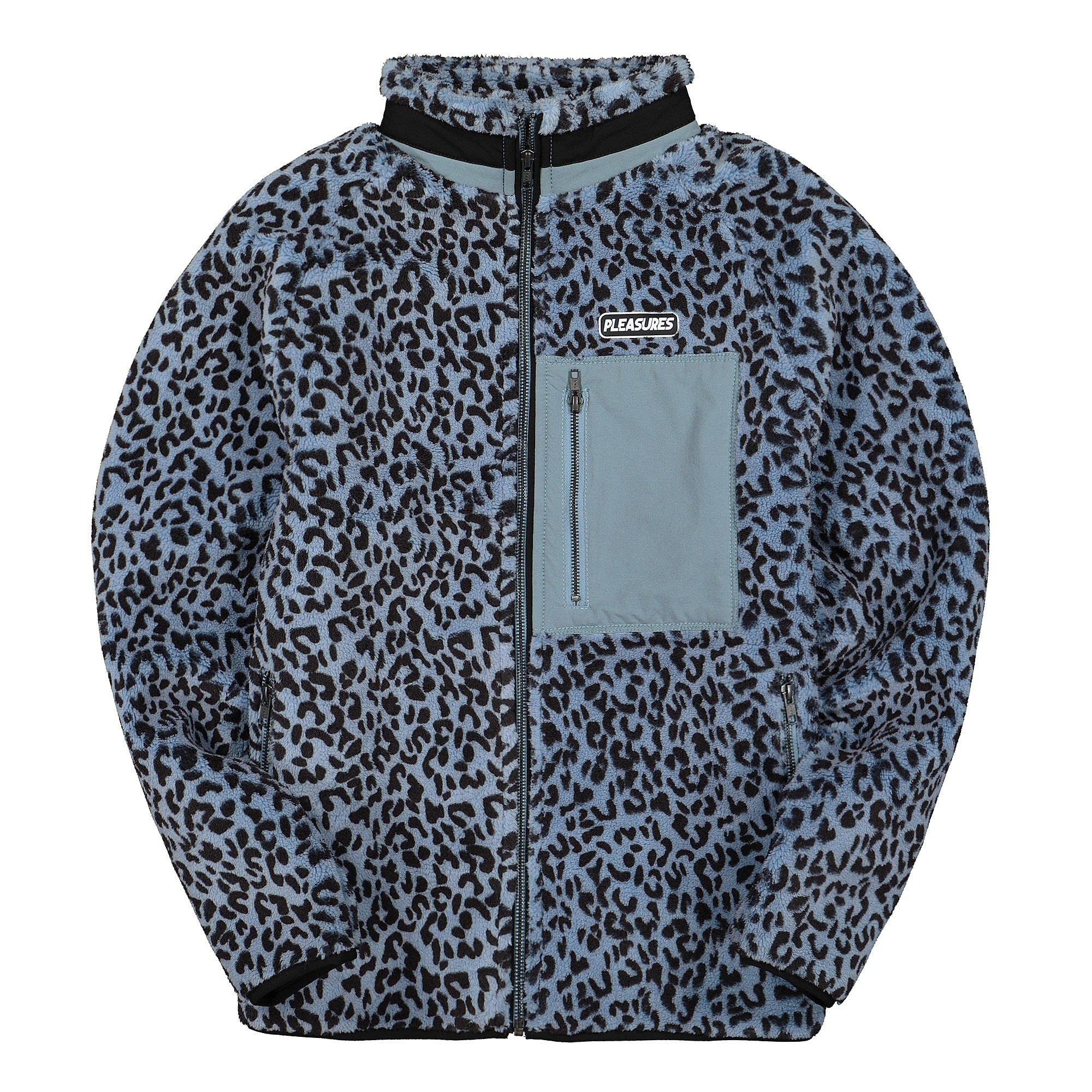 Pleasures Wild Sherpa Jacket Blue Jackets P19F103005 | Overkill