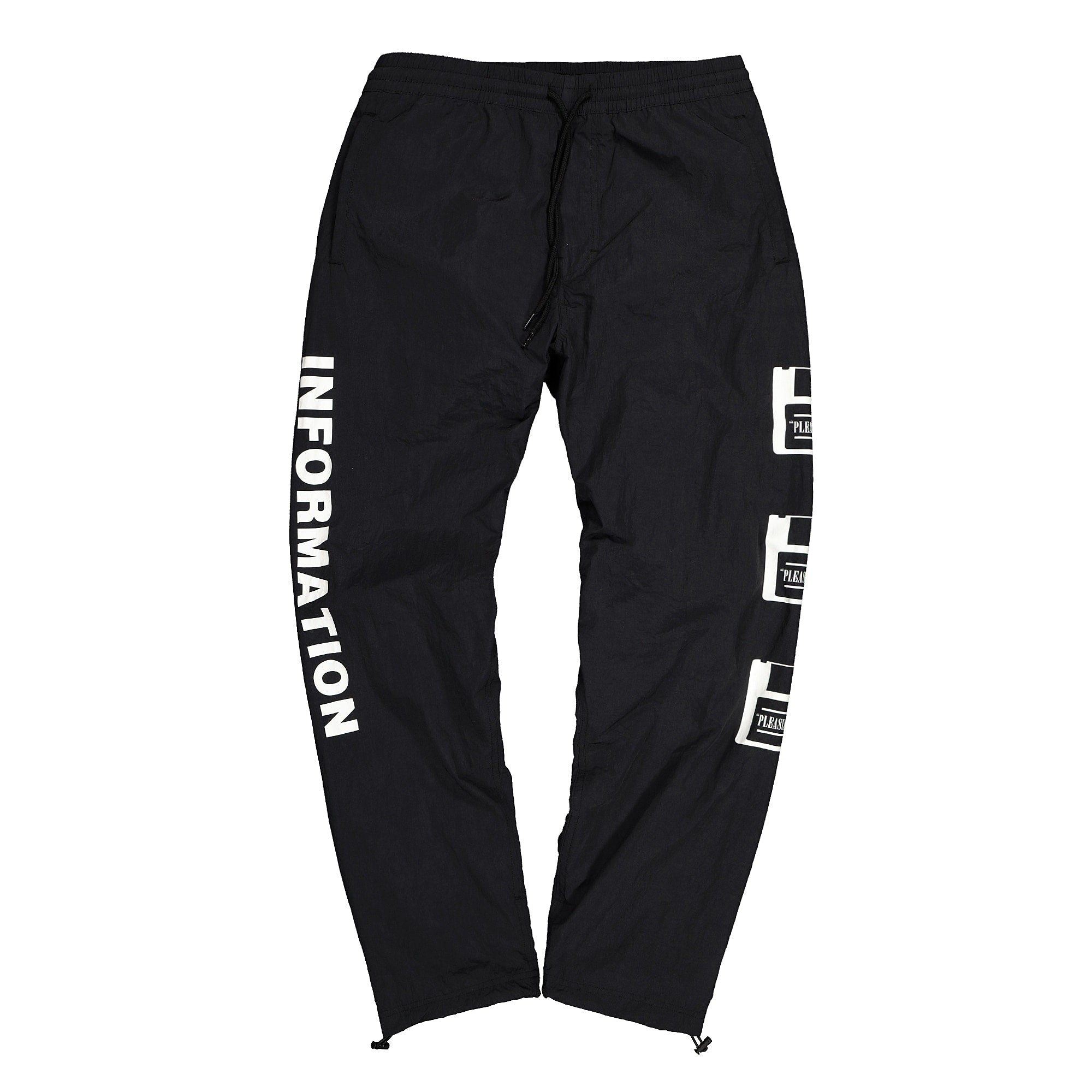 Pleasures Over You Nylon Track Pant Black Sweat & Track Pants P19F104017 | Overkill